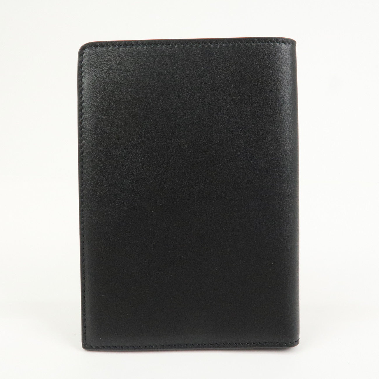 Ferragamo Logo Leather Agenda Planner Cover Black