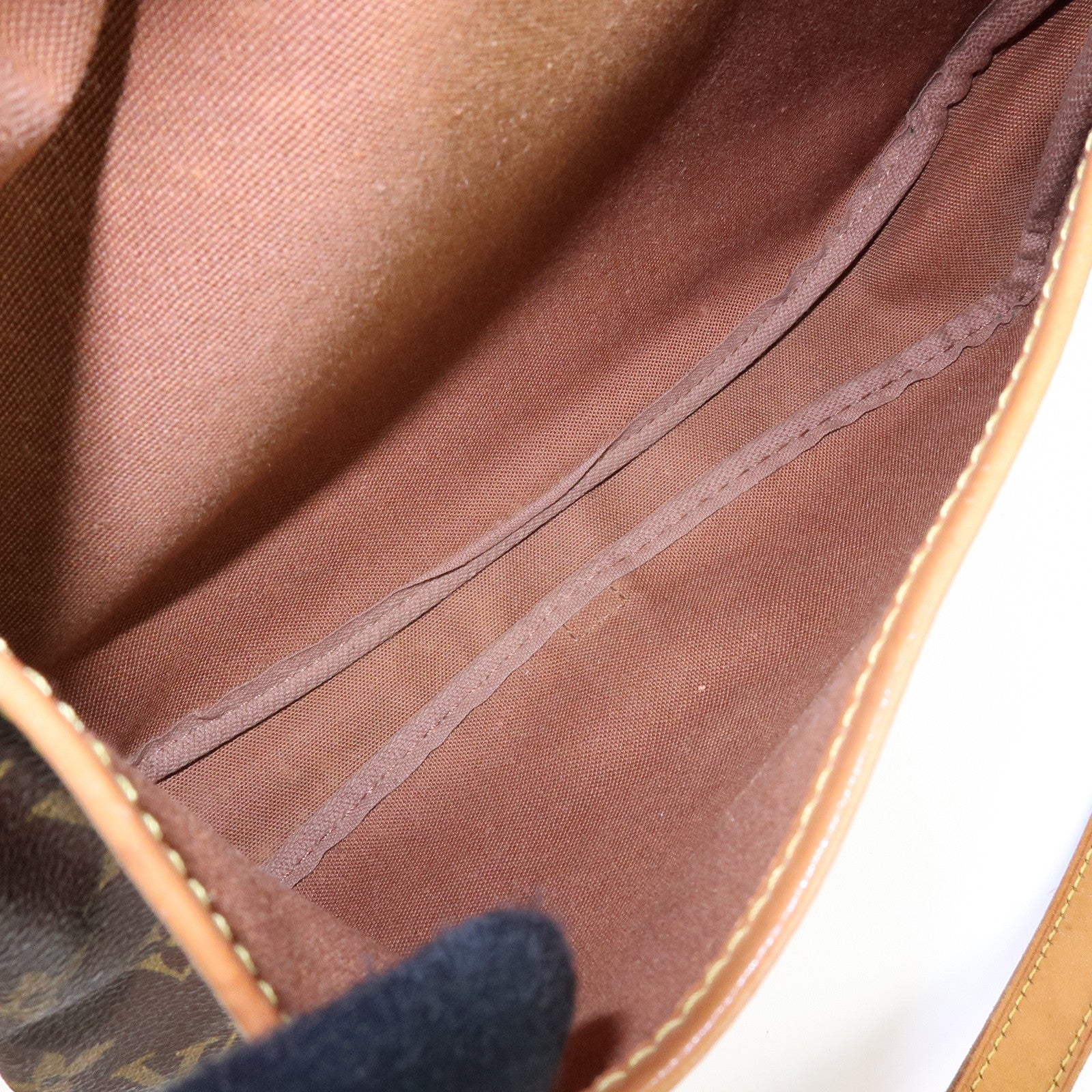 Louis Vuitton Monogram Saumur 30 Canvas Shoulder Bag Brown M42256