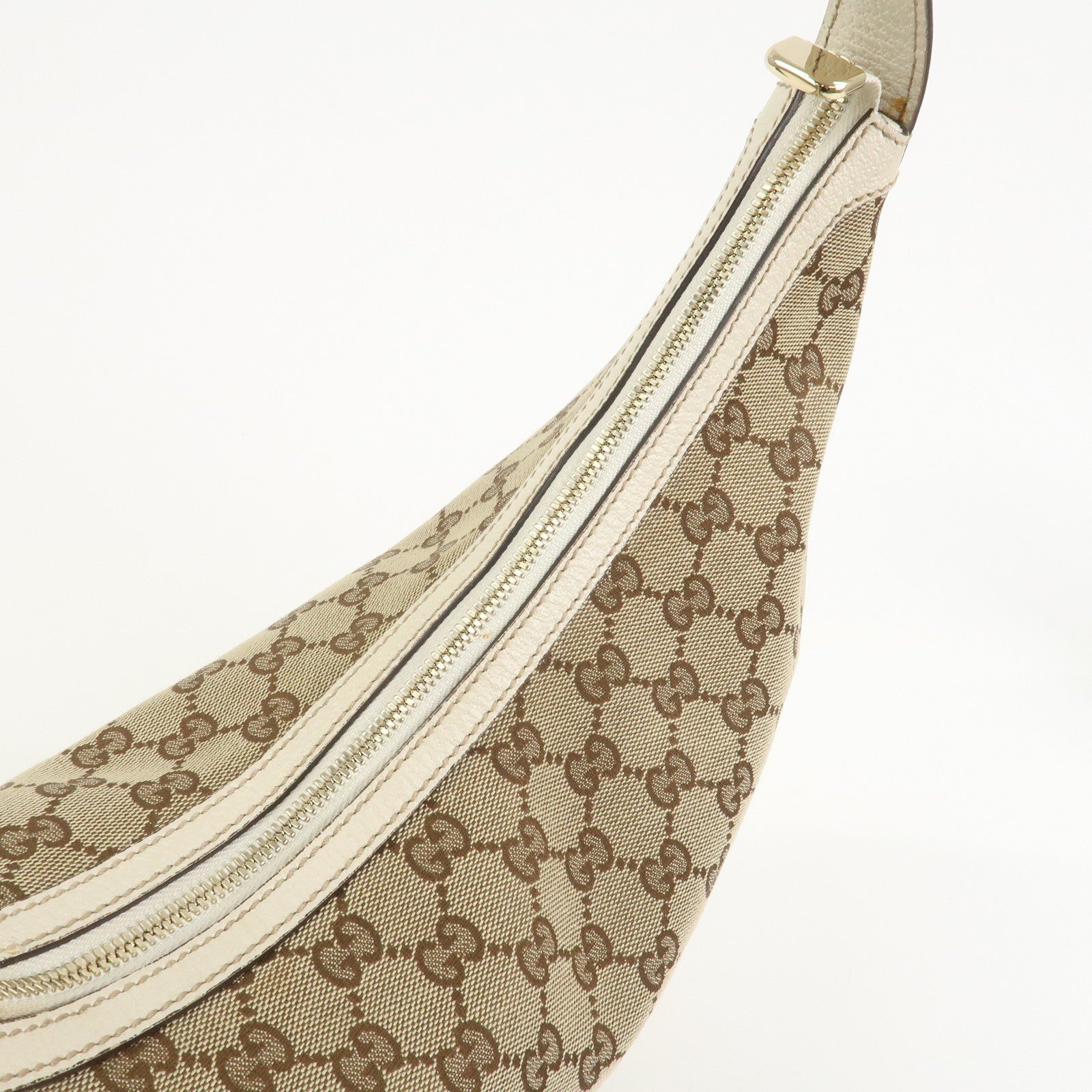 GUCCI Princy Sherry Leather Shoulder Bag Hand Bag Brown 162882