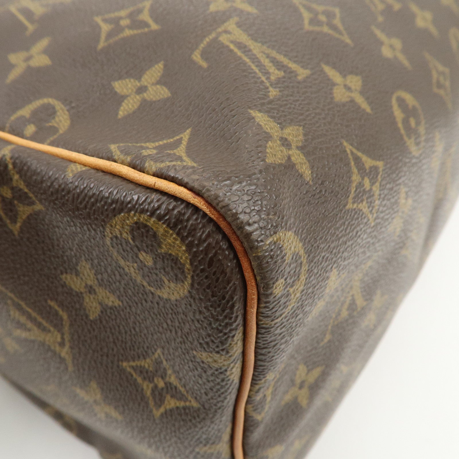 Louis Vuitton Monogram Speedy 40 Hand Bag Boston Bag Brown M41522