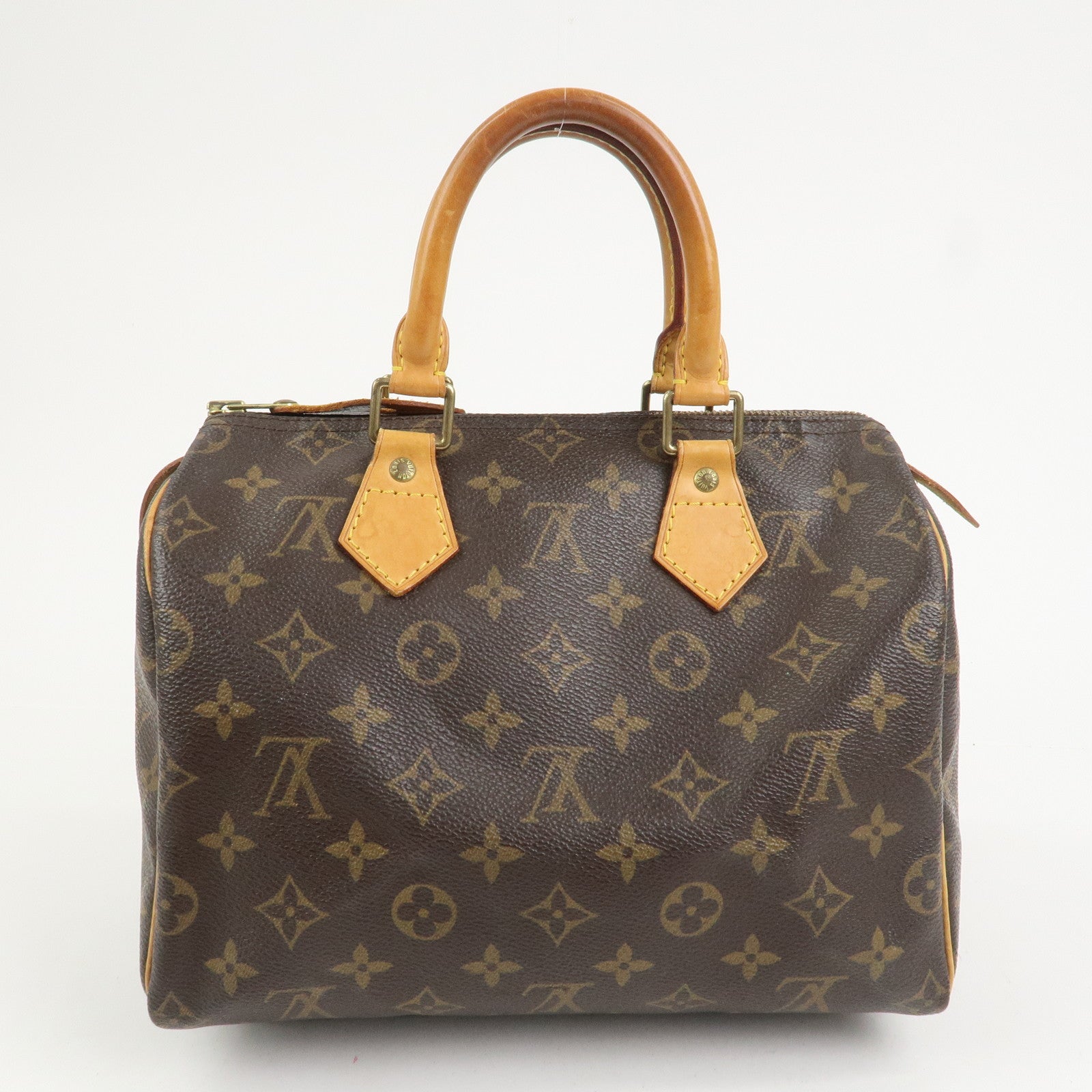 Louis Vuitton Monogram Speedy 25 Boston Bag Hand Bag Brown M41528