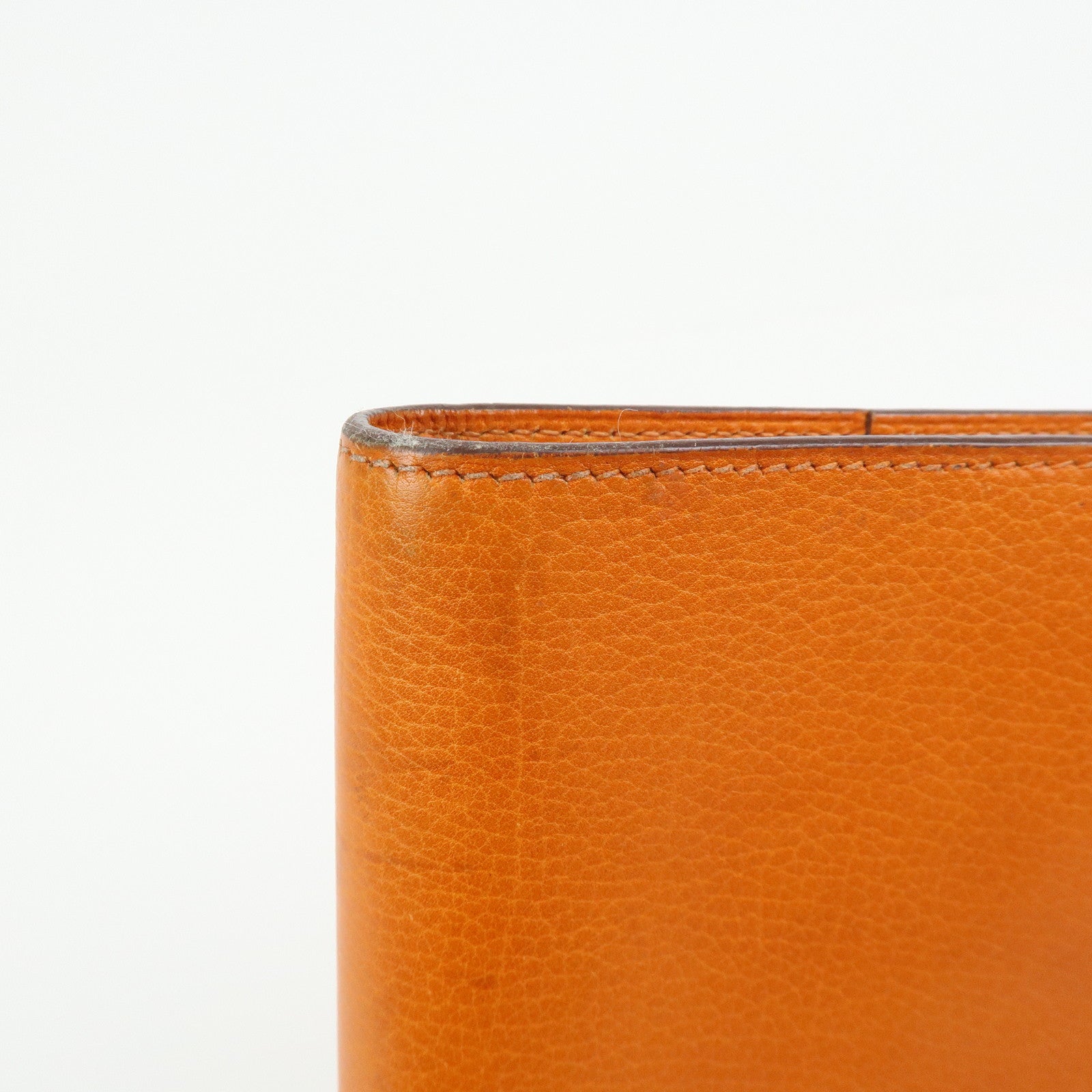 HERMES Togo Leather Agenda Cover Planner Cover □I Stamped Orange