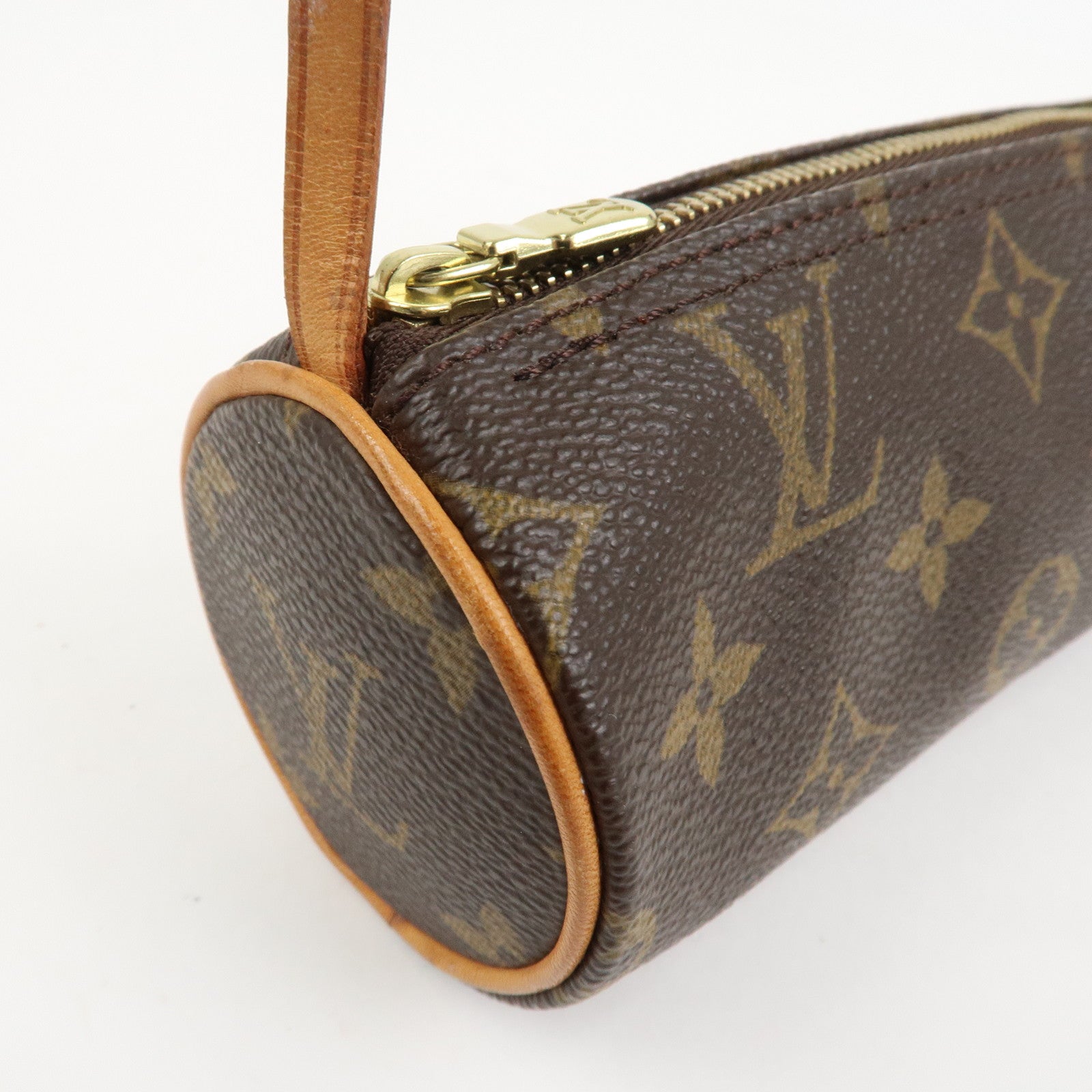 Louis Vuitton Monogram Mini Pouch for Papillon Bag New Style Brown