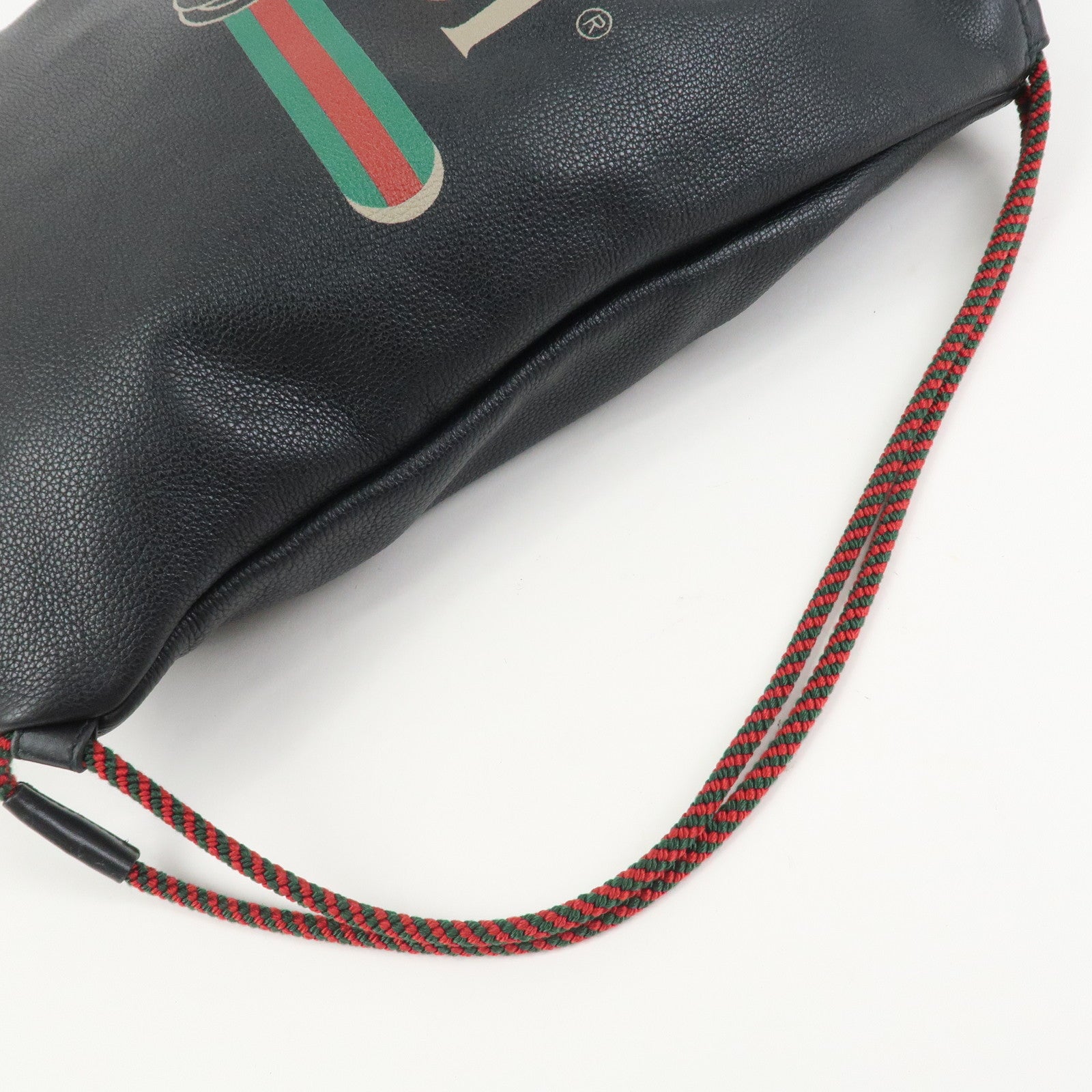 GUCCI Sherry Leather Backpack Rucksack Black 516639