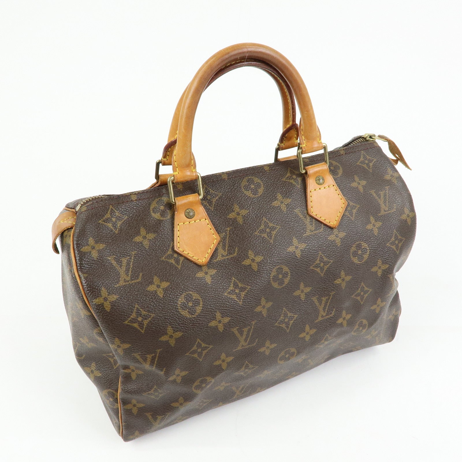 Louis Vuitton Monogram Speedy 30 Boston Bag Hand Bag Brown M41526