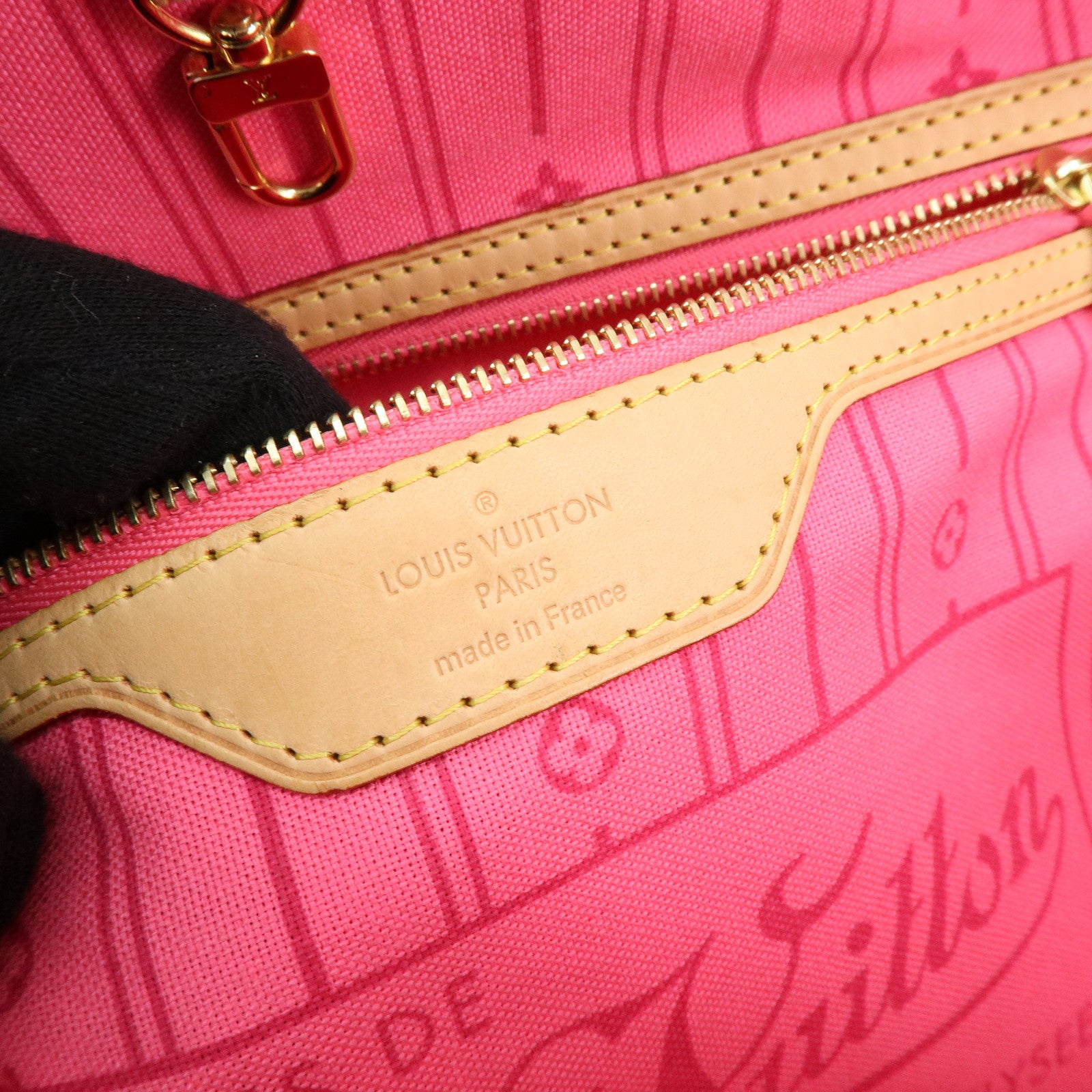 Louis Vuitton Monogram Rose Neverfull MM Tote Shoulder Bag M48613