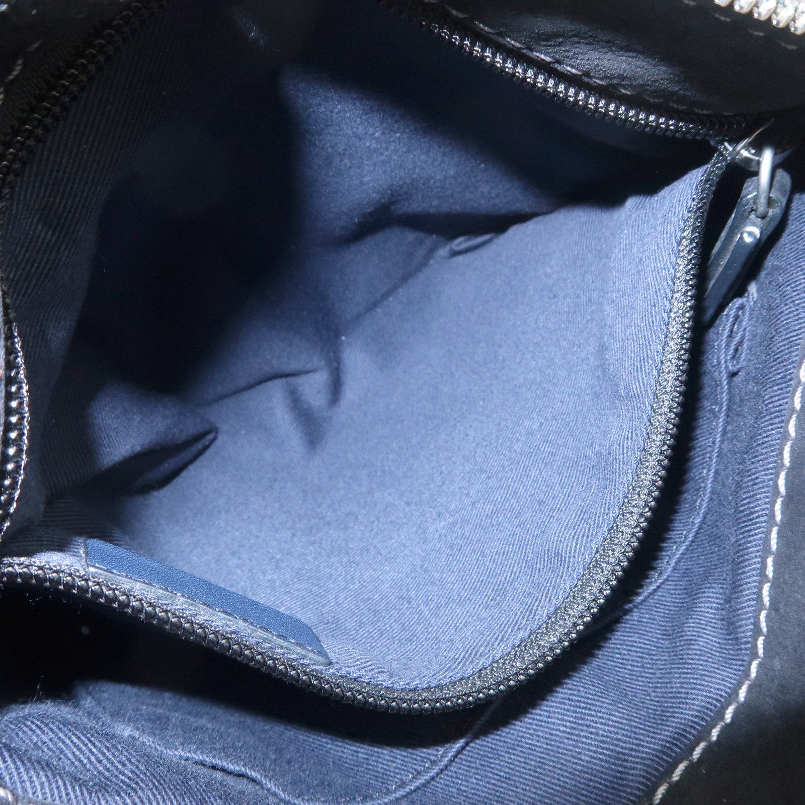 LOEWE Anagram Leather Canvas Shoulder Bag Crossbody Black