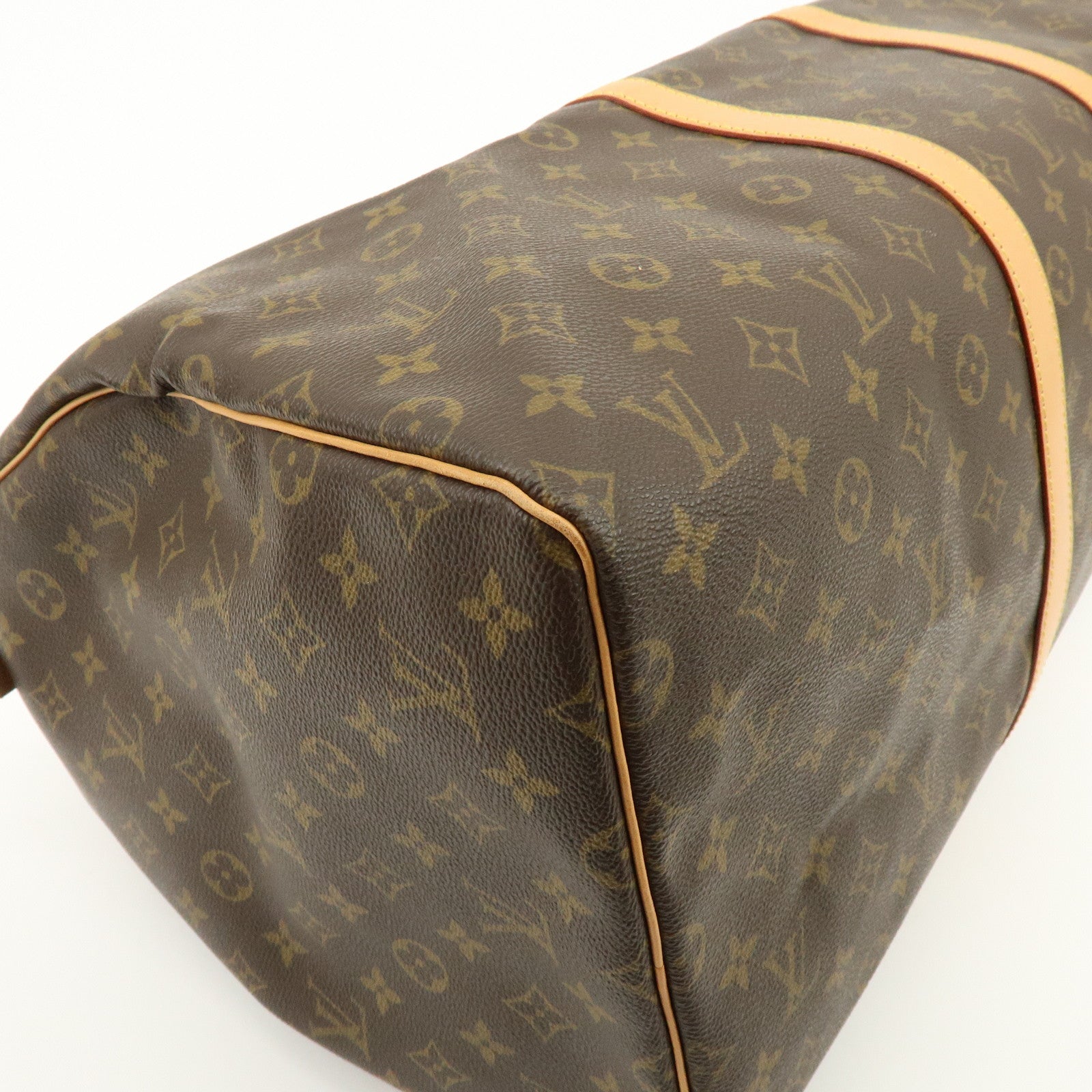 Louis Vuitton Monogram Keep All 55 Boston Bag Brown M41424