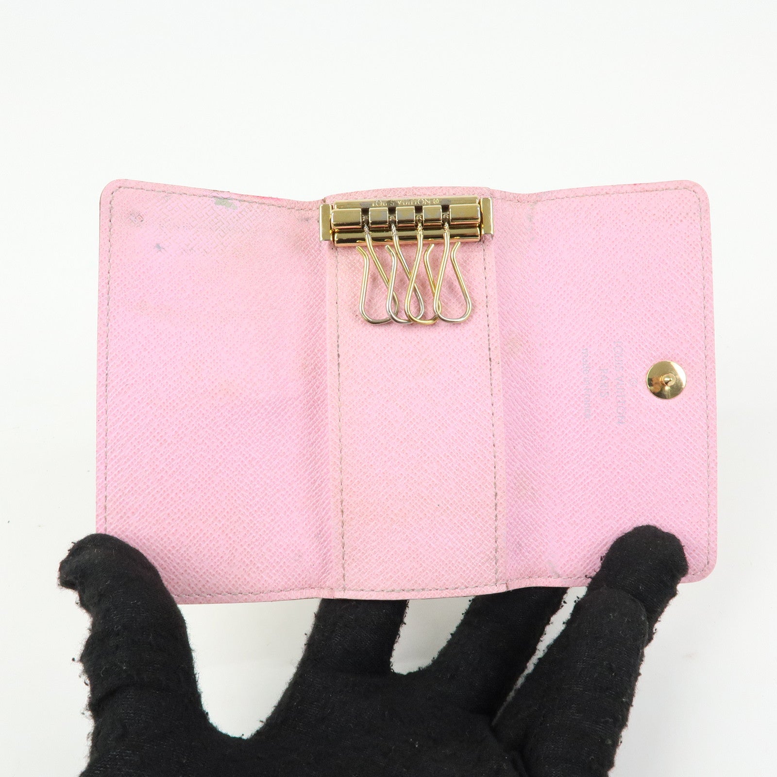 Louis Vuitton Monogram Multicolor Multicles 4 Key Case Blanc M93731