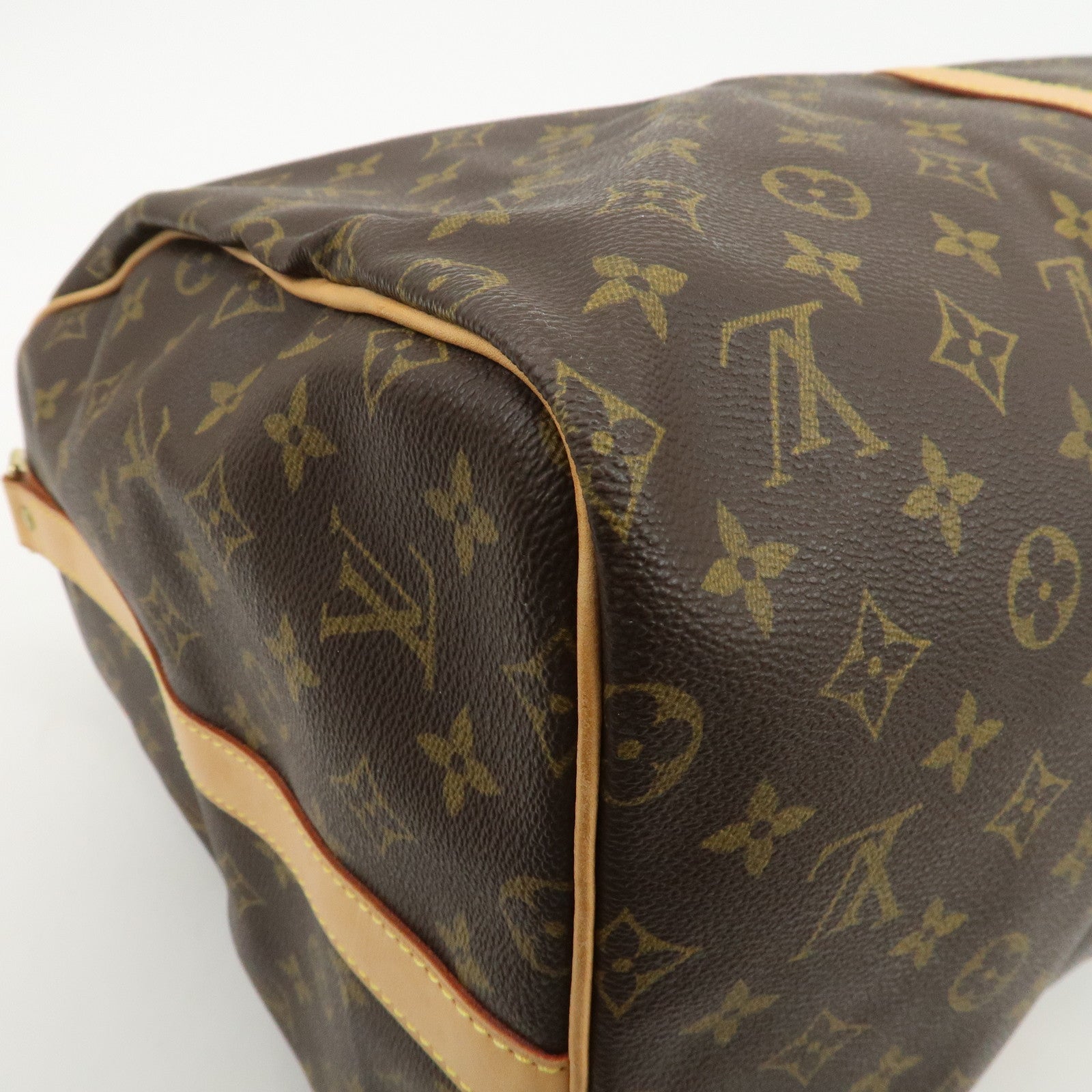 Louis Vuitton Monogram Keep All Bandouliere 55 Boston Bag M41414