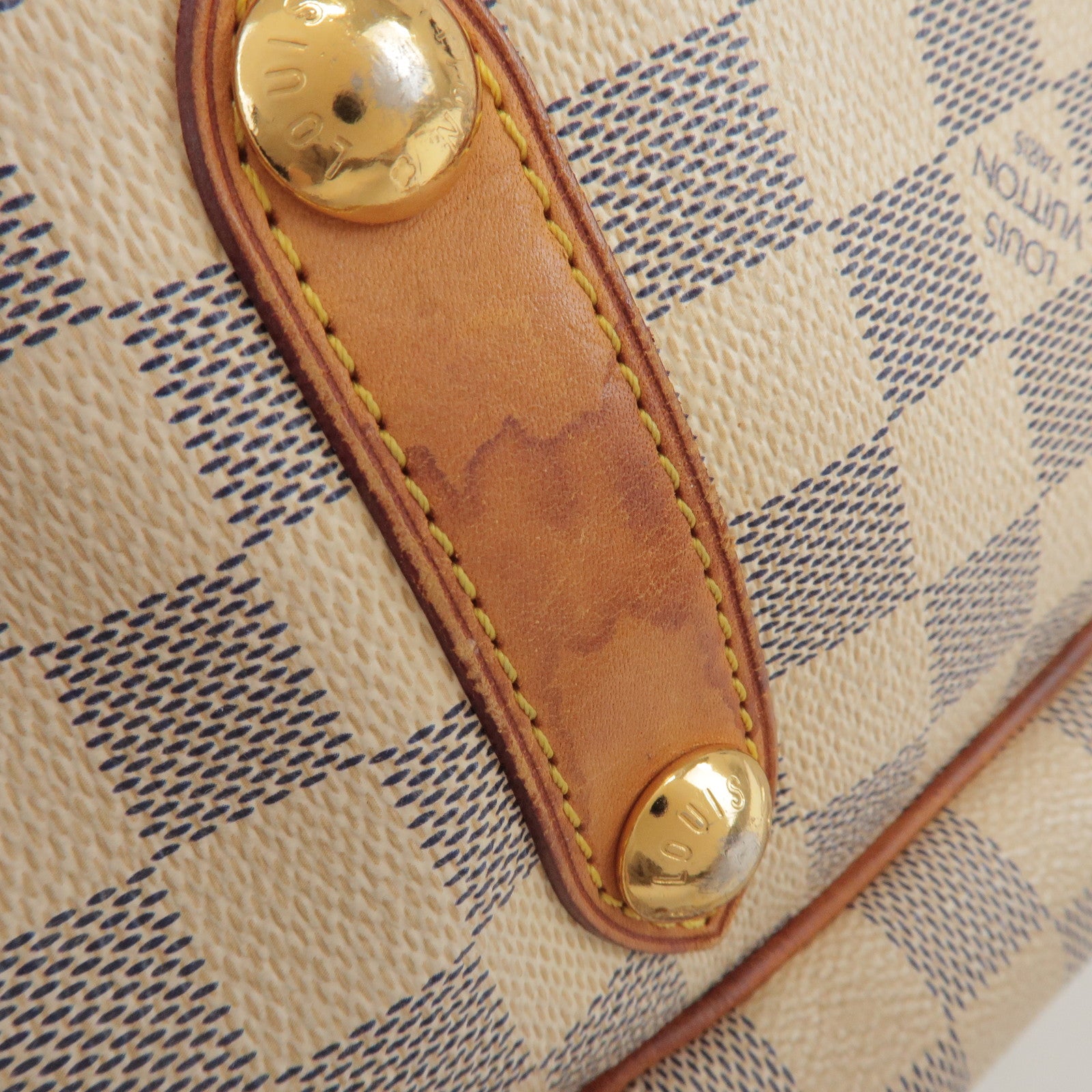 Louis Vuitton Damier Azur Canvas Galliera PM Shoulder Bag N55215