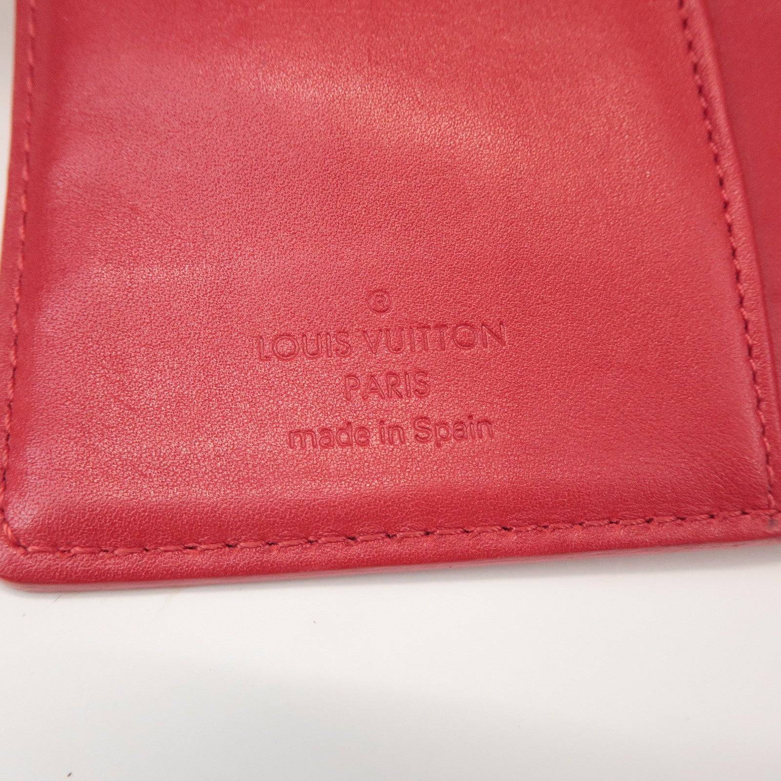 Louis Vuitton Monogram Vernis Agenda PM Pomme d'Amour Red R21016