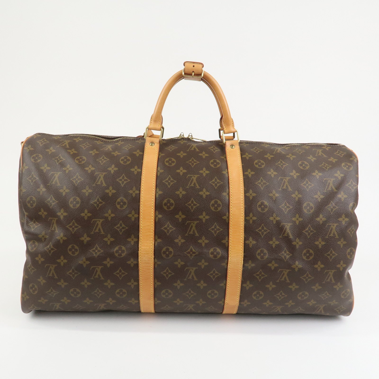 Louis Vuitton Monogram Keep All Bandouliere 60 Boston Bag M41412