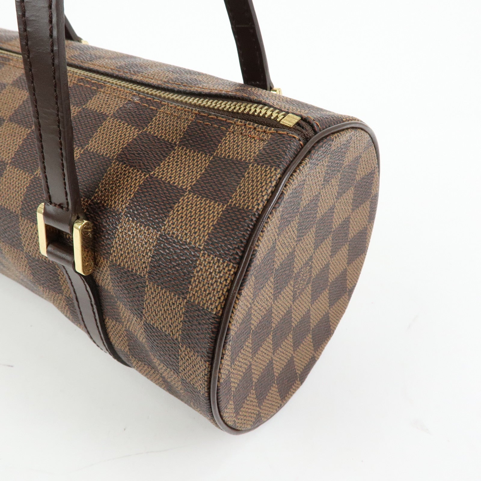 Louis Vuitton Damier Ebene Papillon 26 Hand Bag Brown N51304
