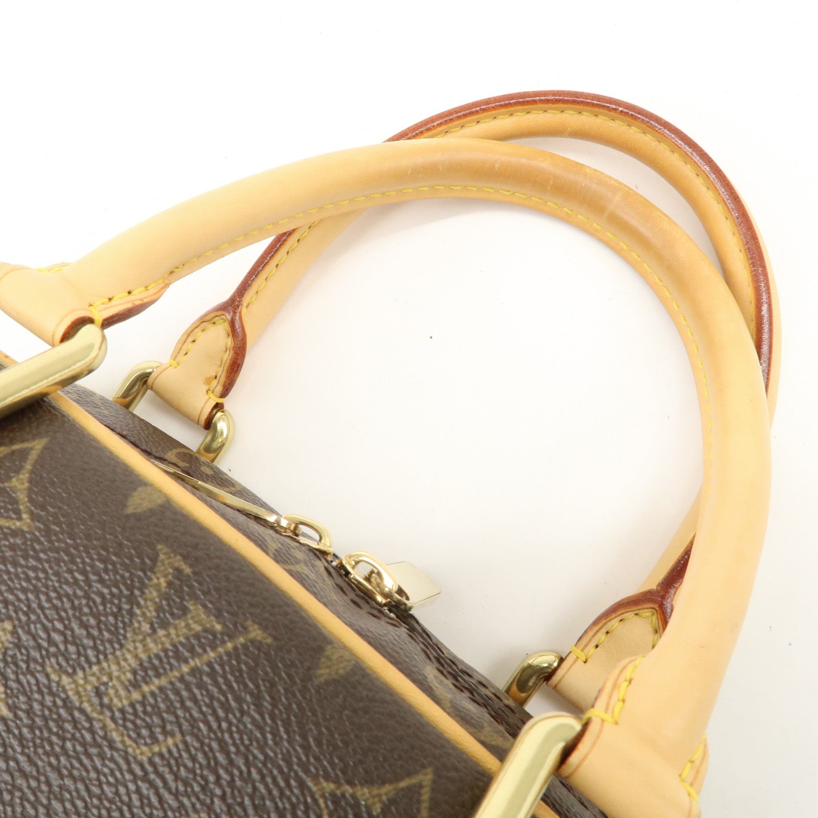 Louis Vuitton Monogram Manhattan PM Hand Bag M40026 Used