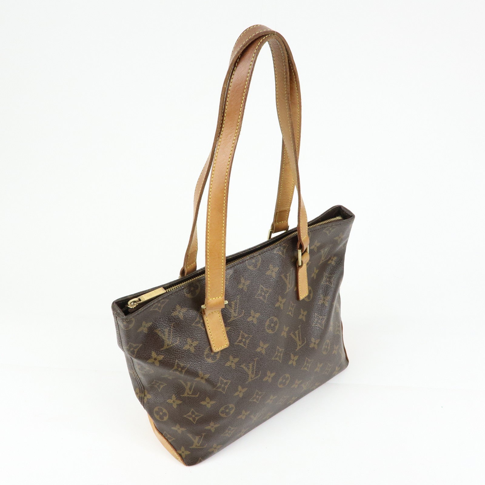 Louis Vuitton Monogram Cabas Piano Tote Bag Hand Bag M51148