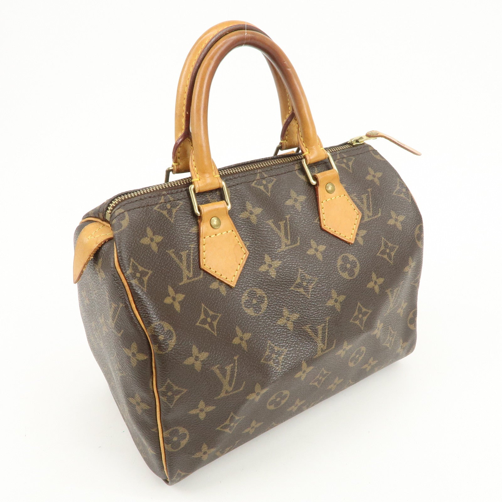 Louis Vuitton Monogram Speedy 25 Boston Bag Hand Bag Brown M41528
