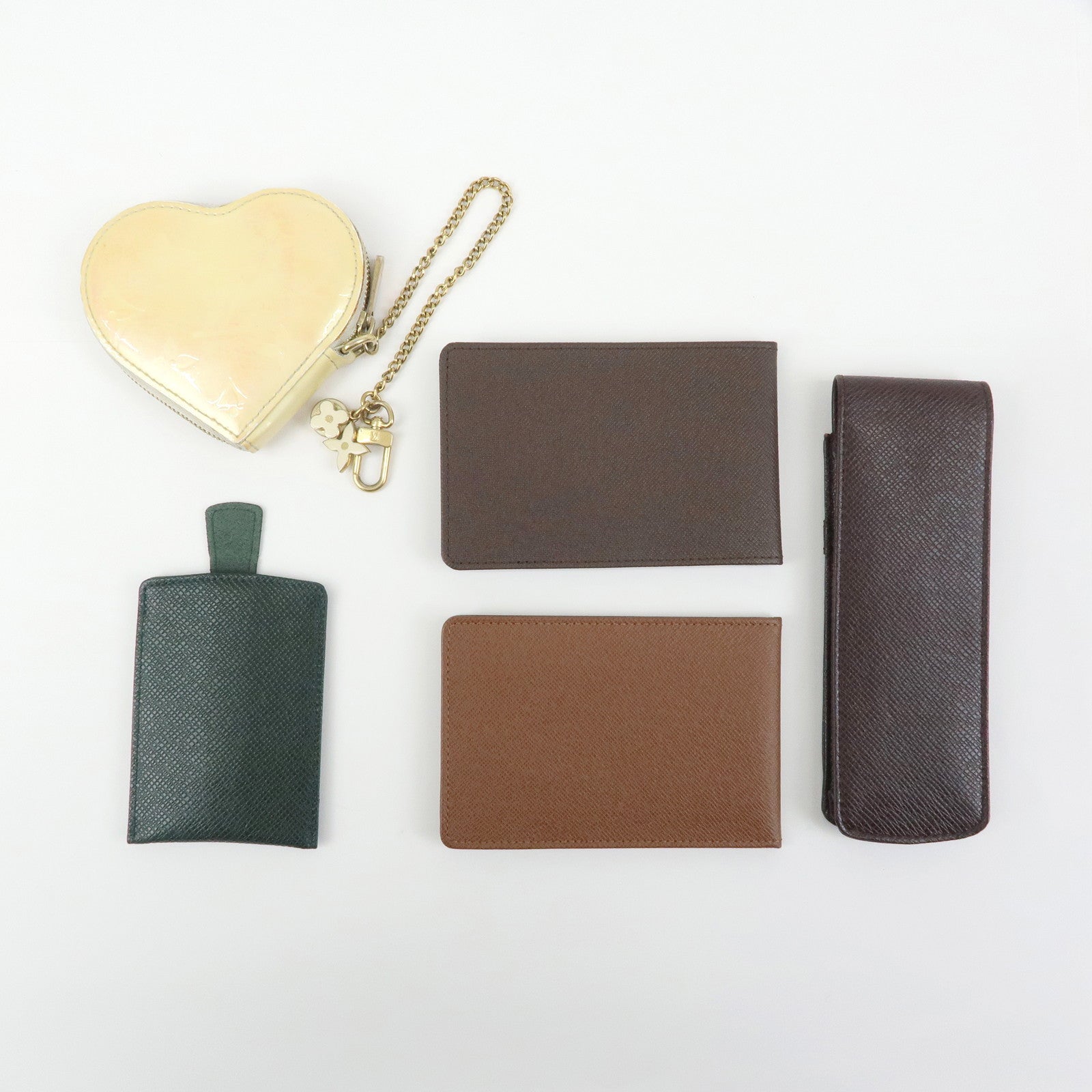 Louis Vuitton Taiga Vernis Set of 5 Coin Case M91918/M64866/M30544