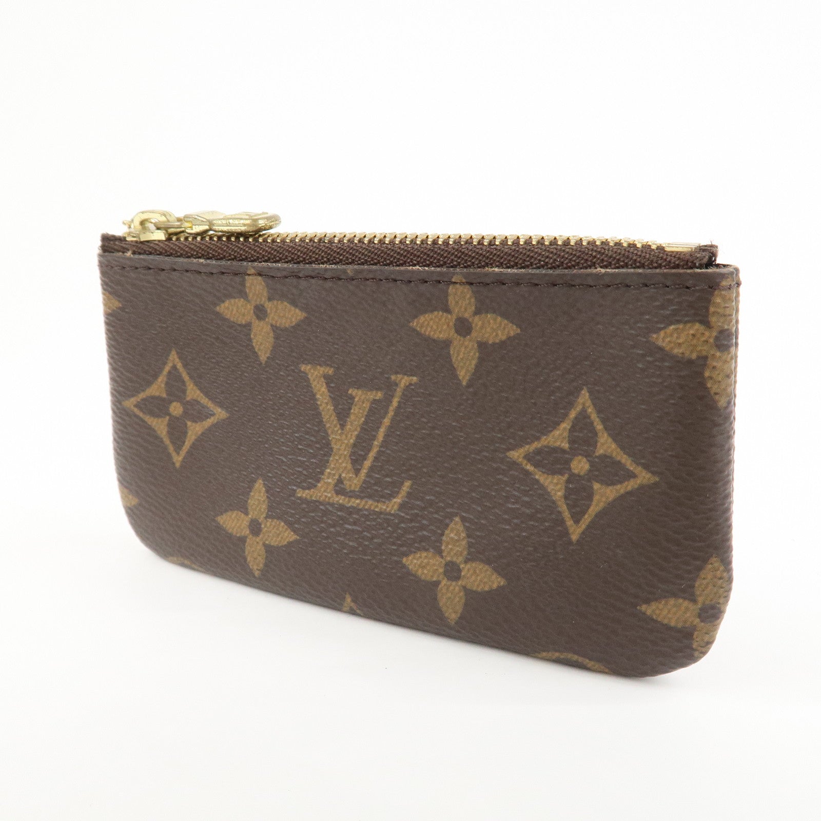 Louis Vuitton Monogram Pochette Cles Coin Case Key Case  M62650