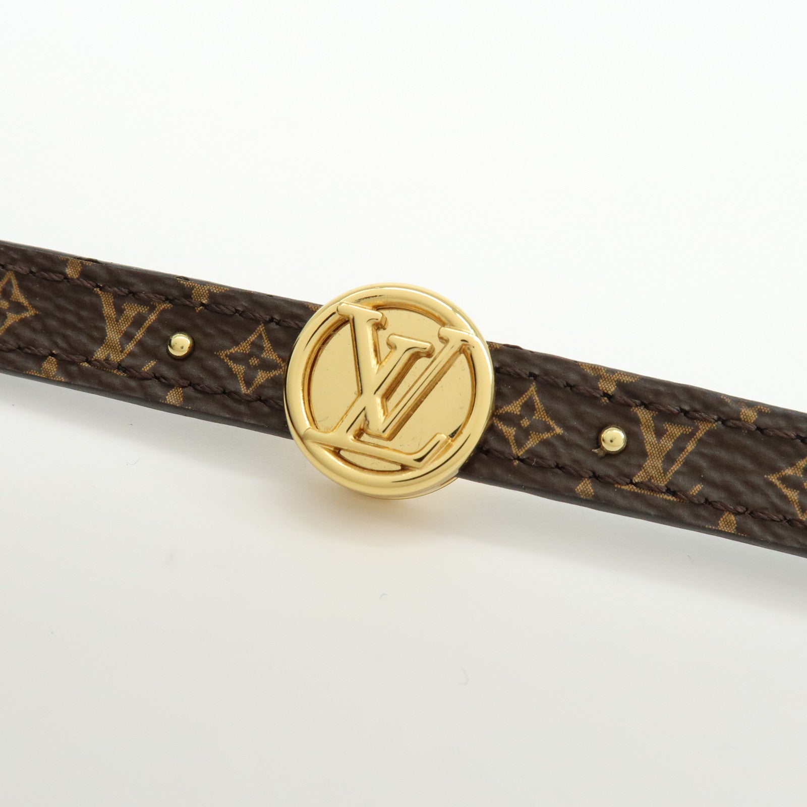 Louis Vuitton Monogram Canvas LV Circle Reversible Bracelet M6173