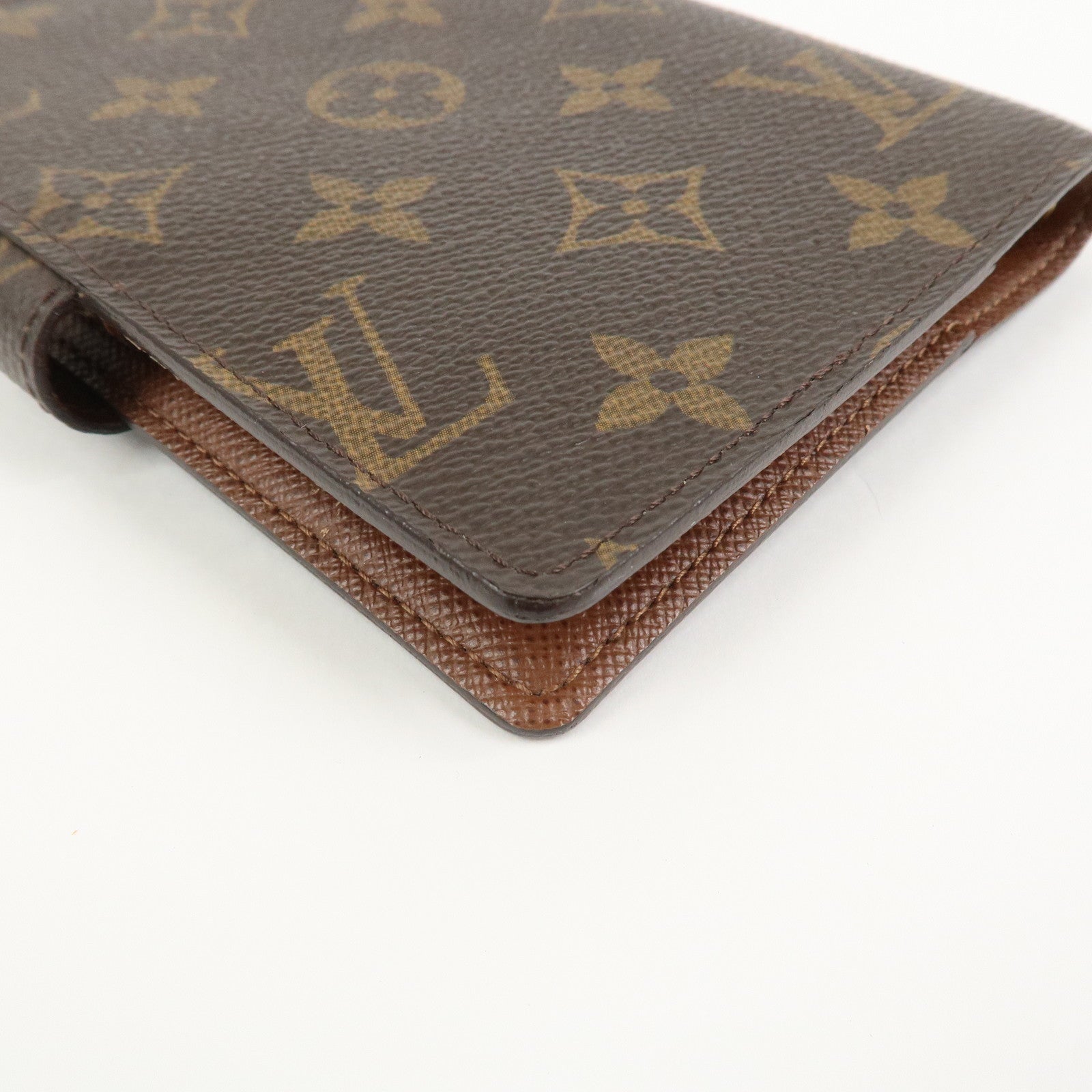Louis Vuitton Monogram Agenda PM Planner Cover Brown R20005