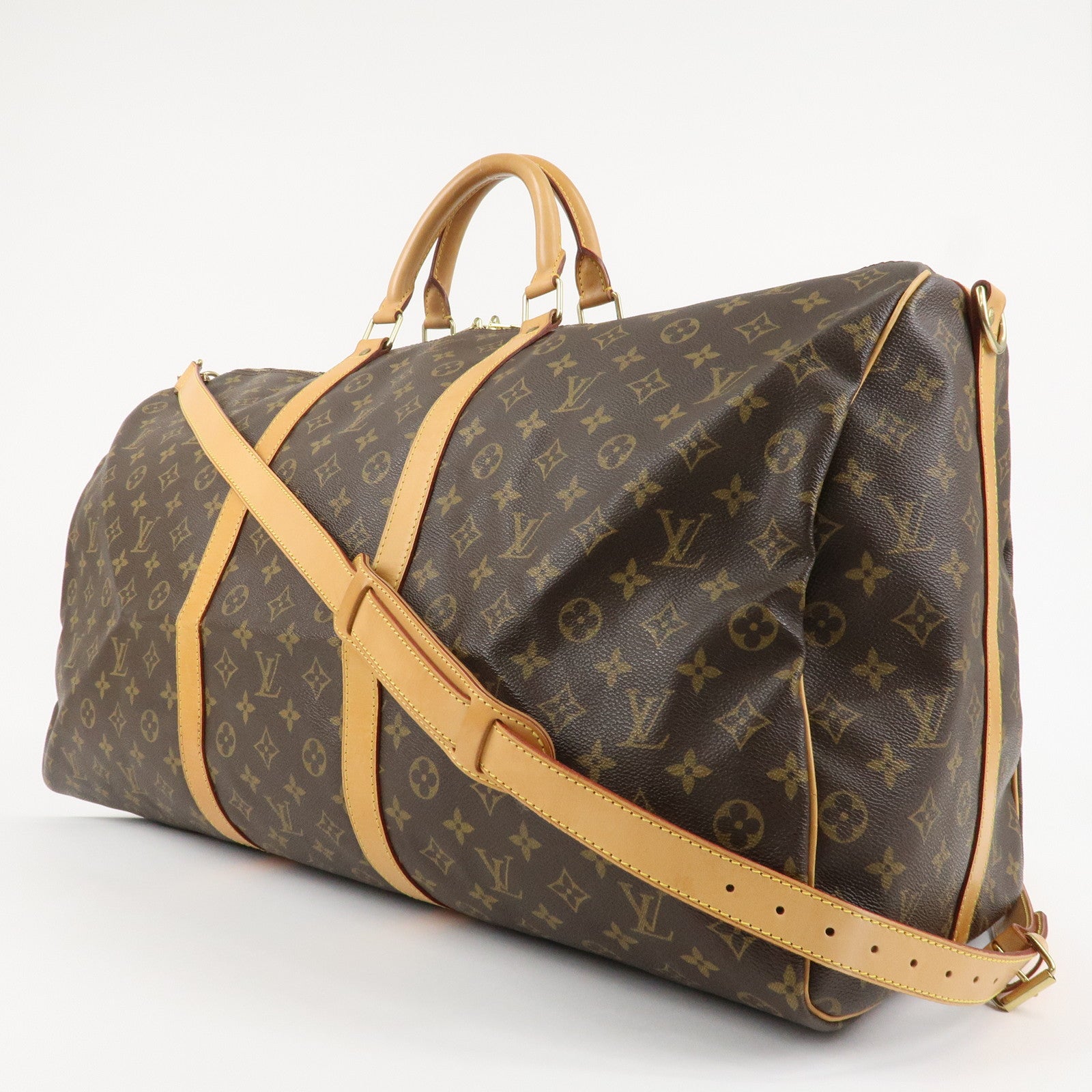 Louis Vuitton Monogram Keep All Bandouliere 60 Boston Bag M41412 Used