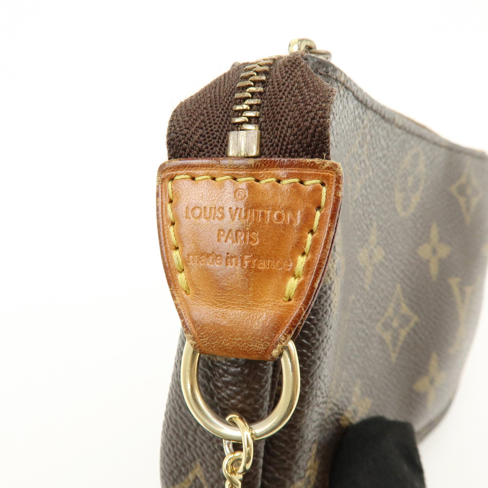 Louis Vuitton Monogram Mini Pochette Accessoires Hand Bag M58009