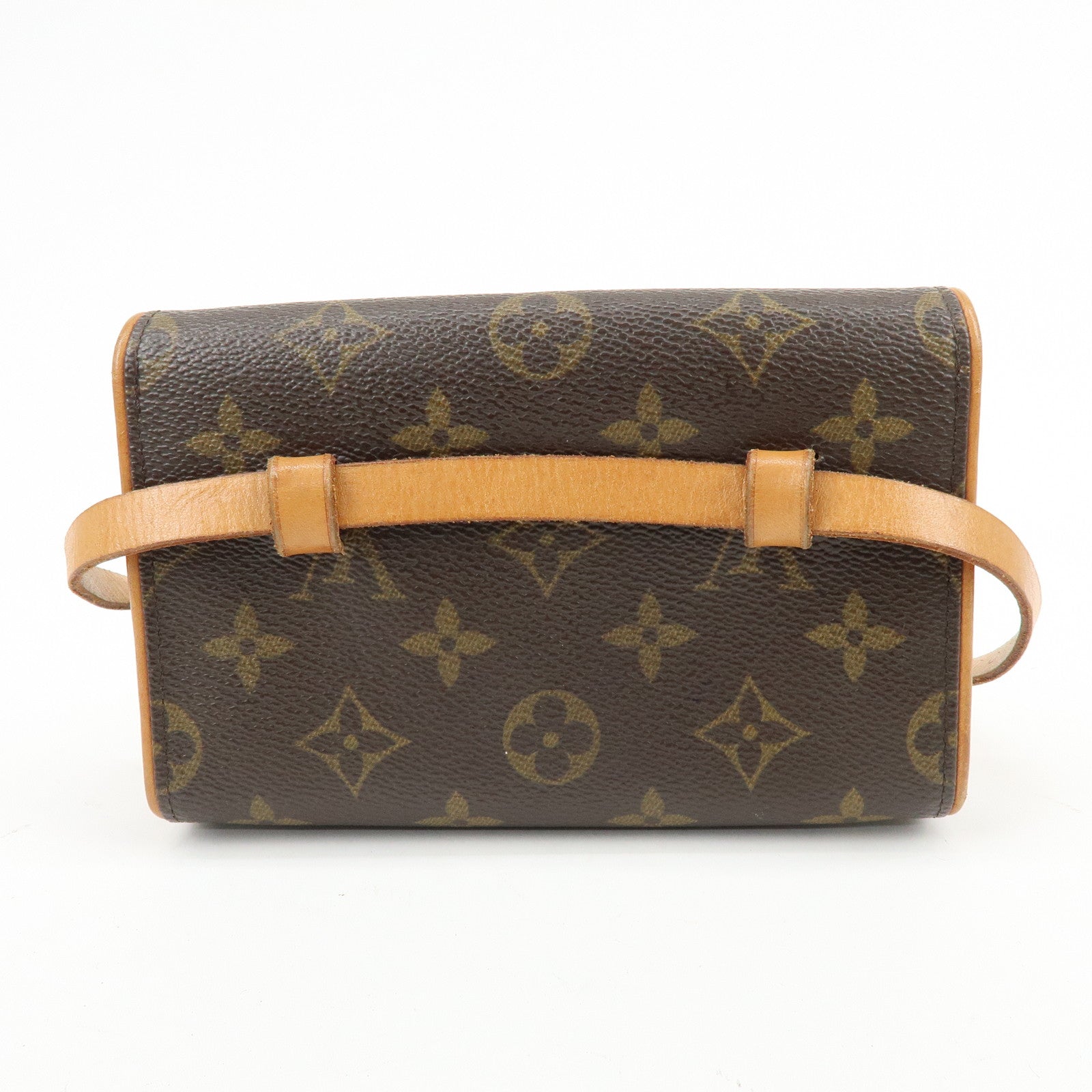 Louis Vuitton Monogram Pochette Florentine Waist Bag Belt XS M51855