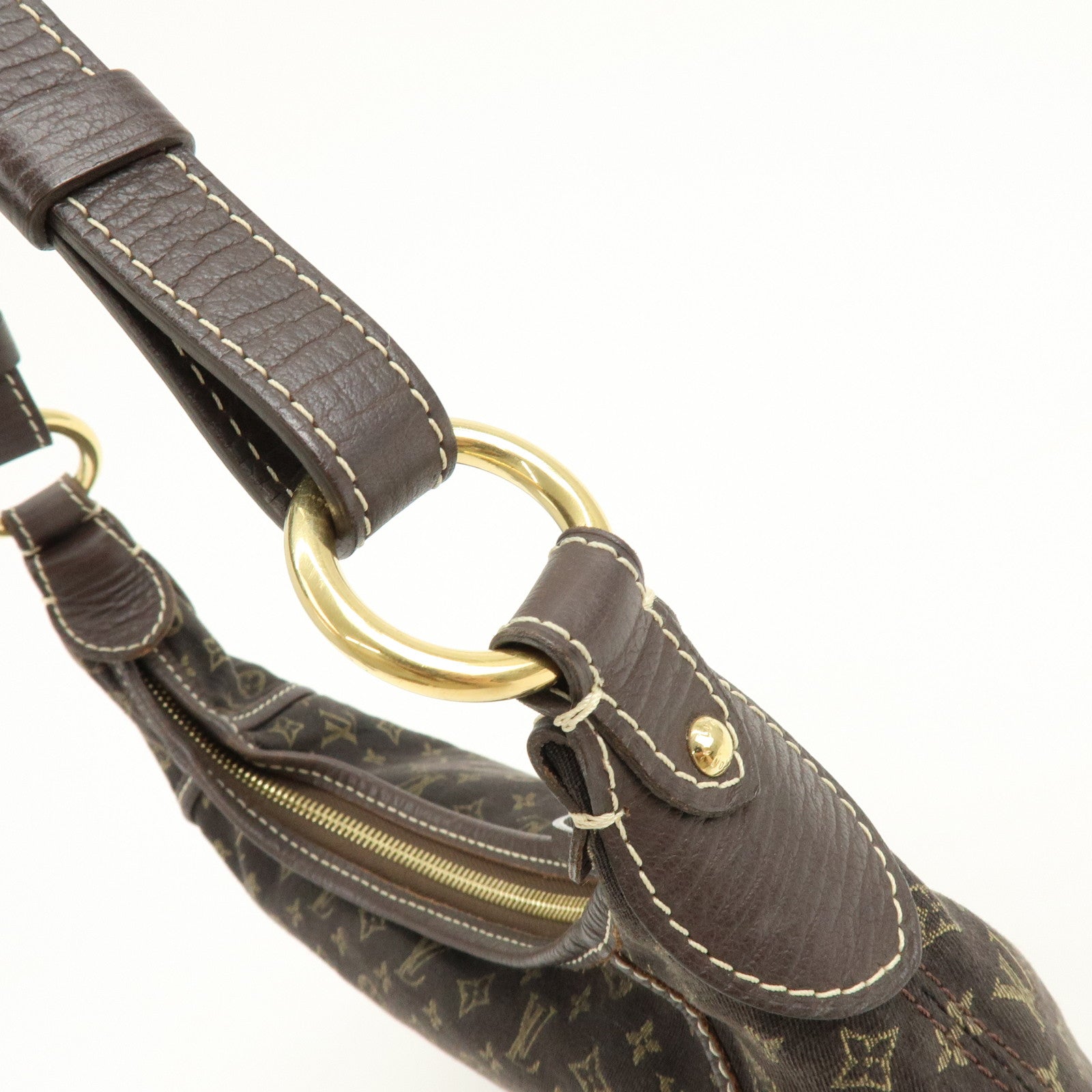 Louis Vuitton Monogram Mini Lin Manon PM Shoulder Bag Ebene M95621