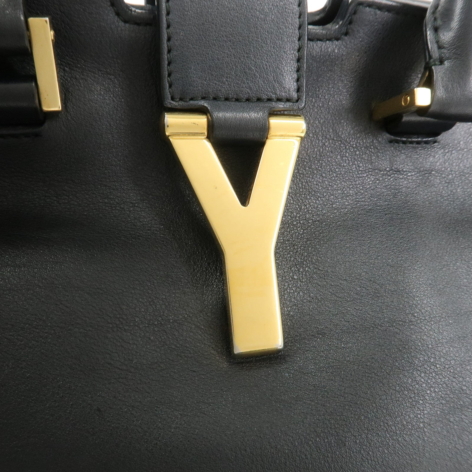 SAINT LAURENT PARIS Petit Cabas Y-Line 2Way Bag Hand Bag 311210