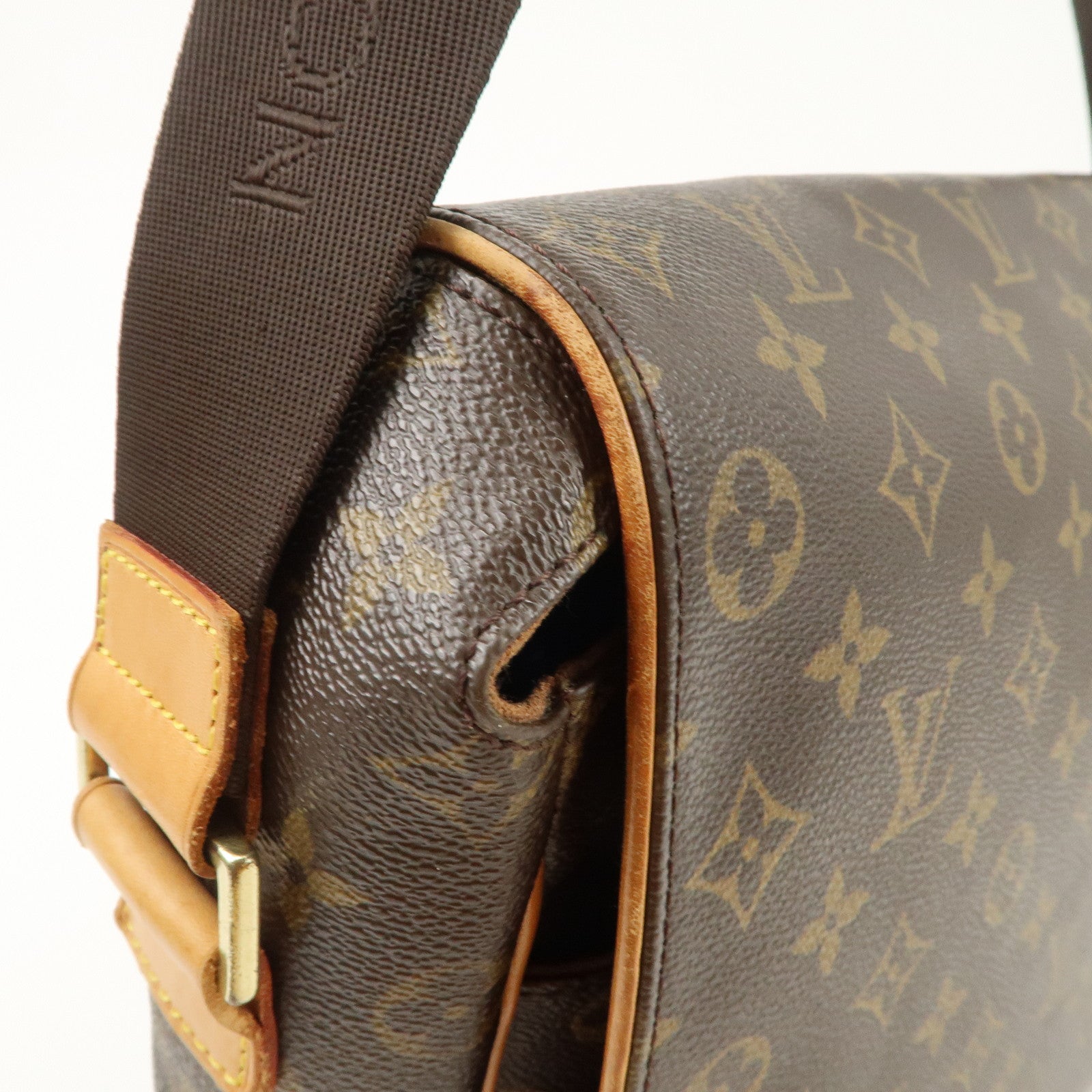 Louis Vuitton Monogram Abbesses Messenger Shoulder Bag Brown M45257