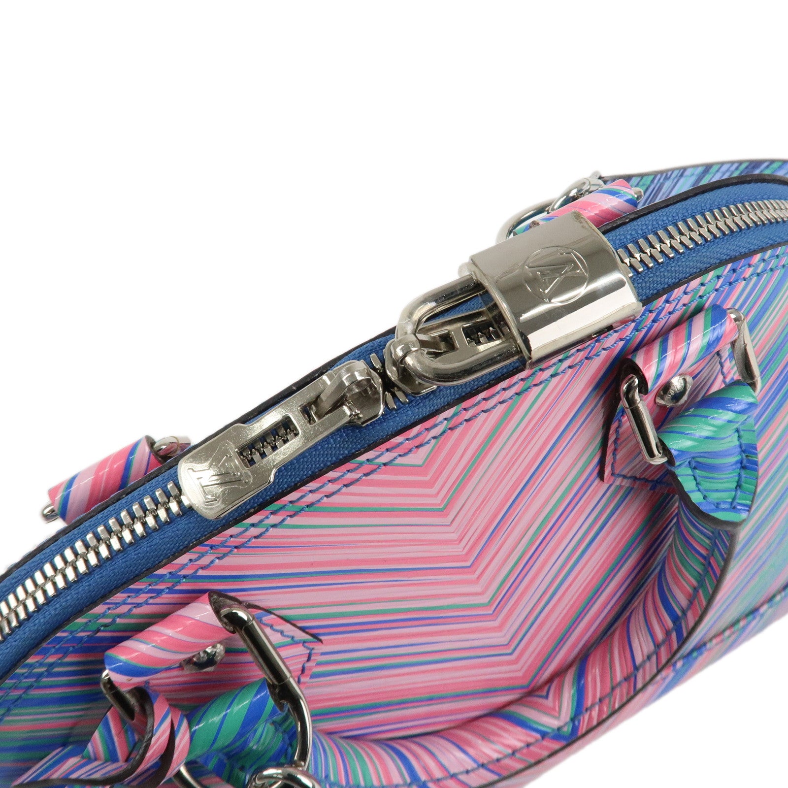 Louis Vuitton Epi Tropical Alma BB Hand Bag Multicolor Ｍ54320 Used