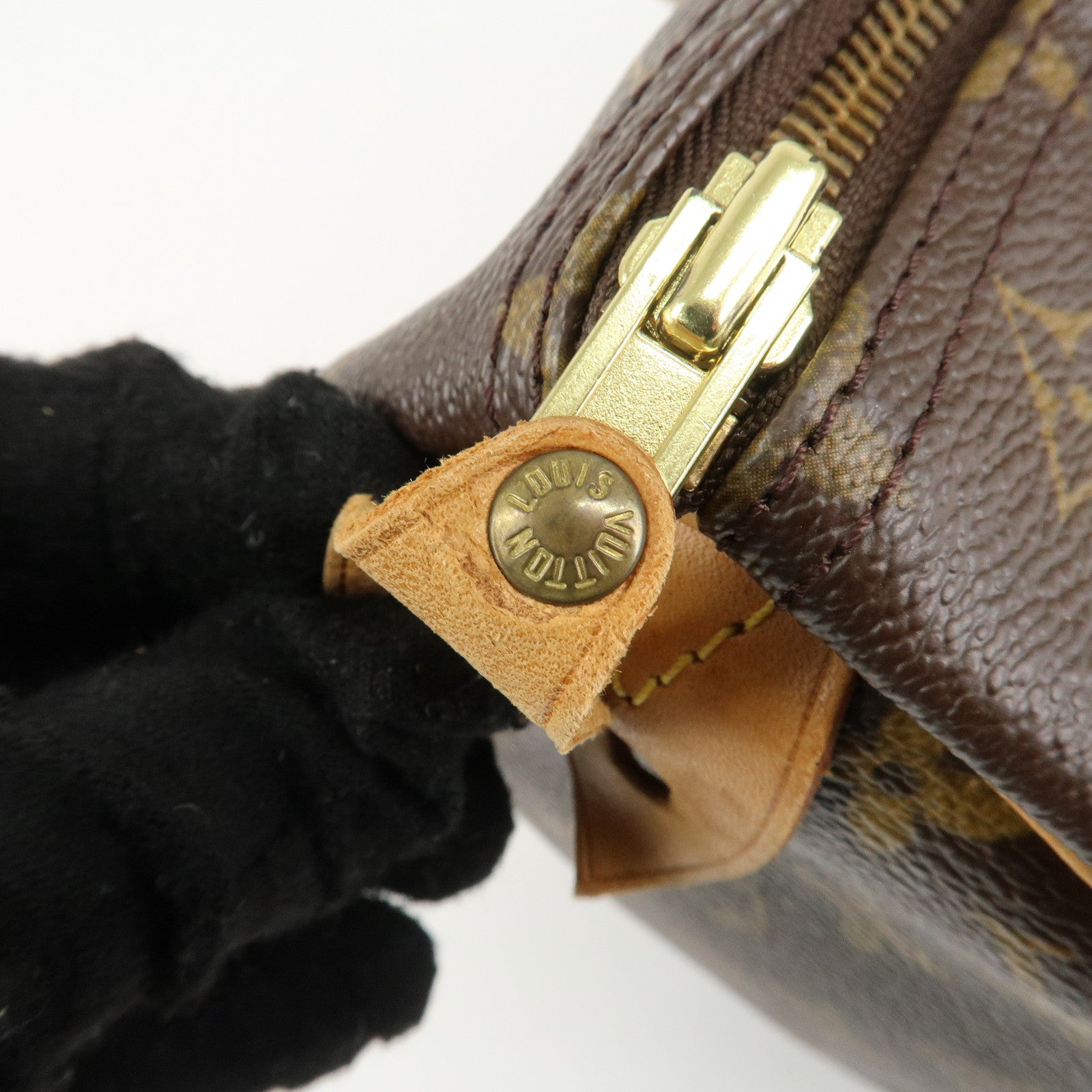 Louis Vuitton Monogram Speedy 30 Hand Bag Boston Bag M41526 Used
