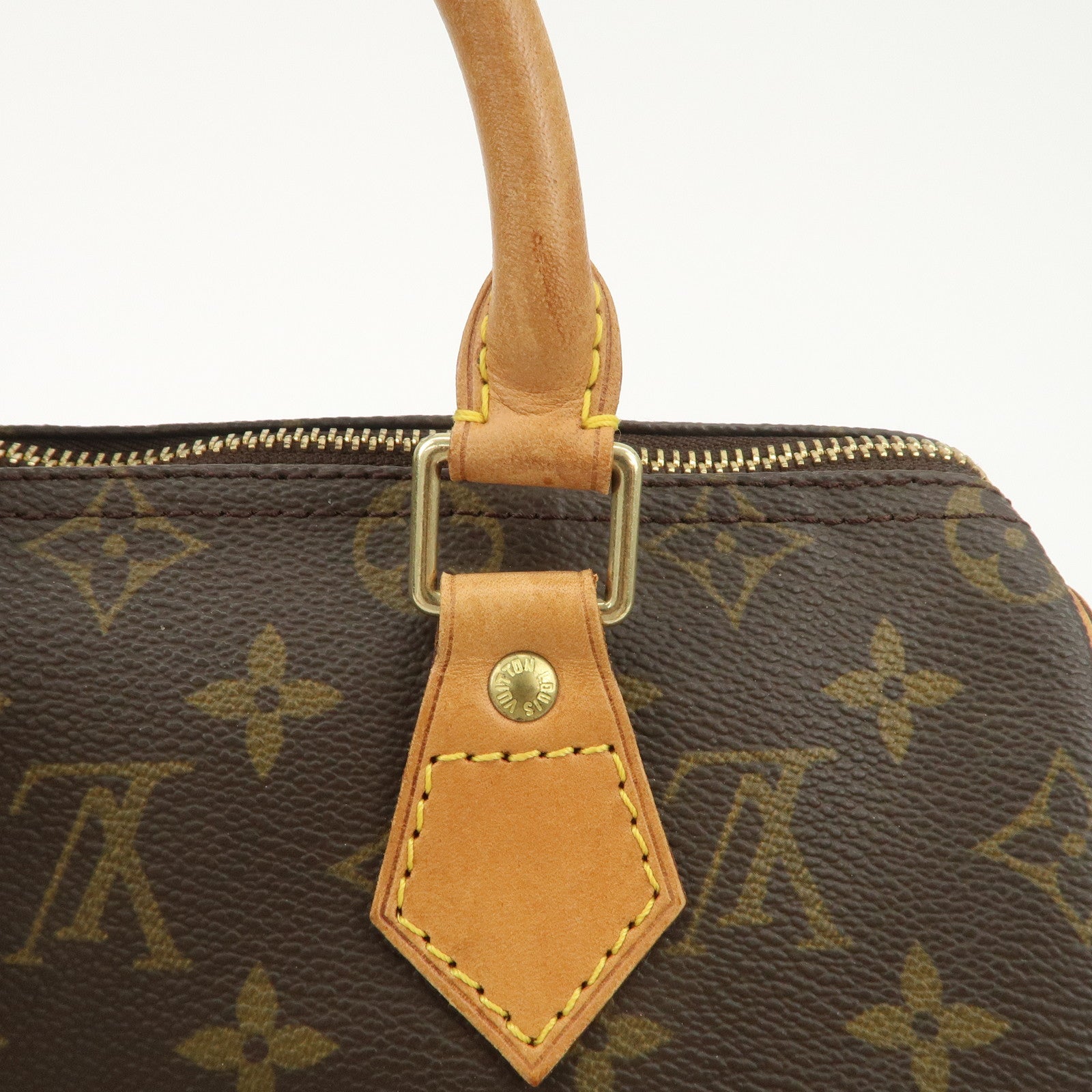 Louis Vuitton Monogram Speedy 25 Boston Bag Hand Bag Brown M41528