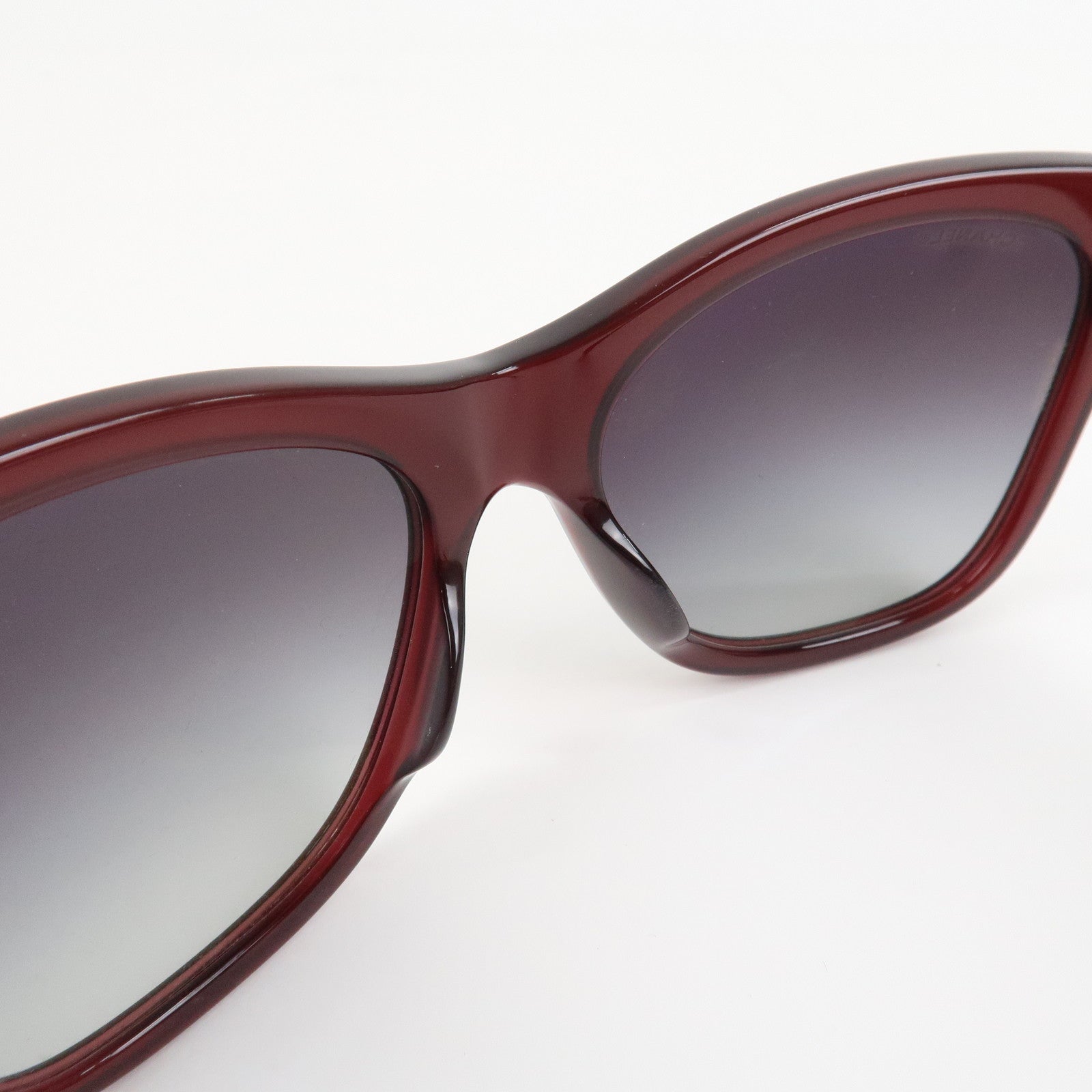 CHANEL Side COCO Mark Sunglasses ｃ.539S6 56□17 140 3N Brown 5380-A