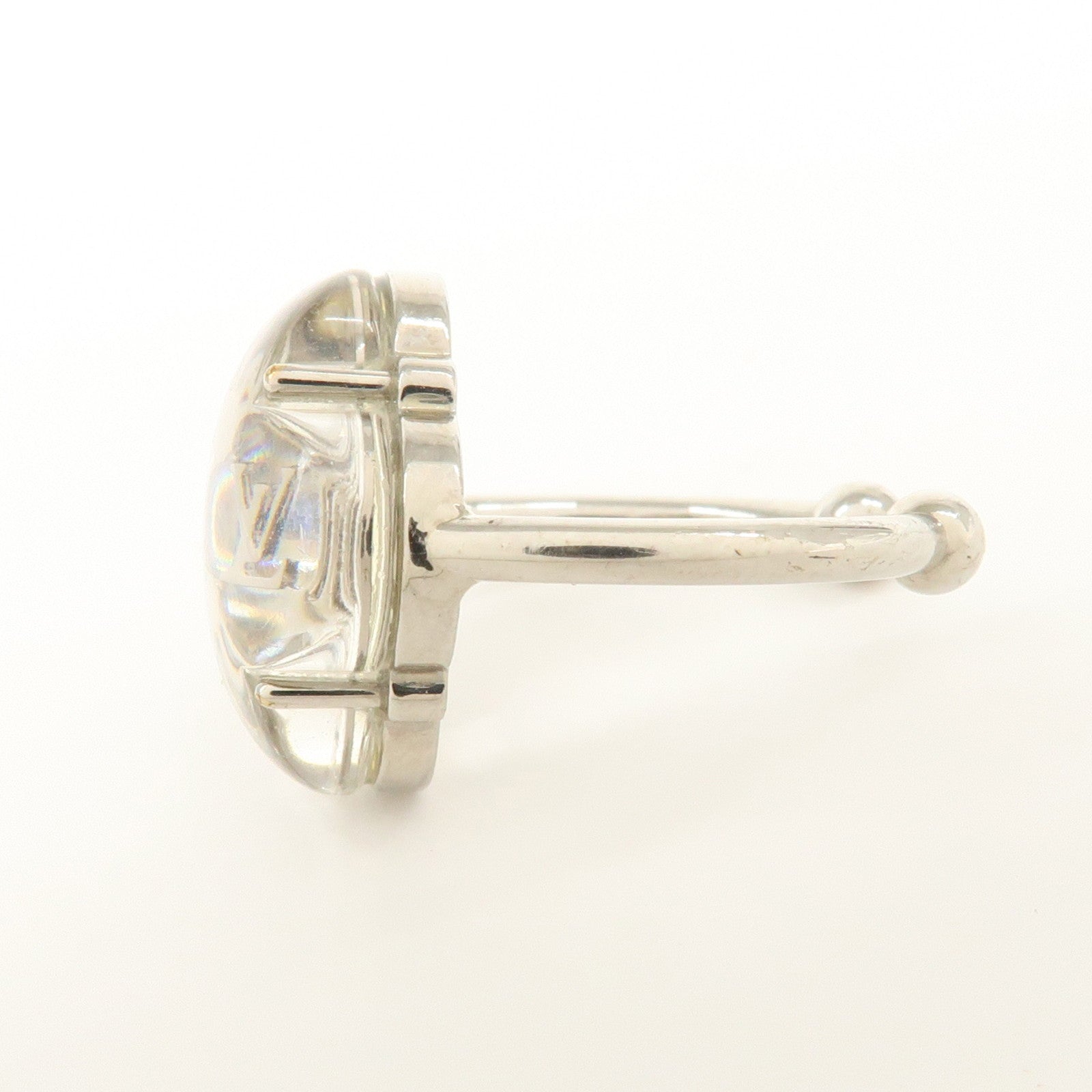 Louis Vuitton Barbe a la Folie Flower Ring Transparet Silver