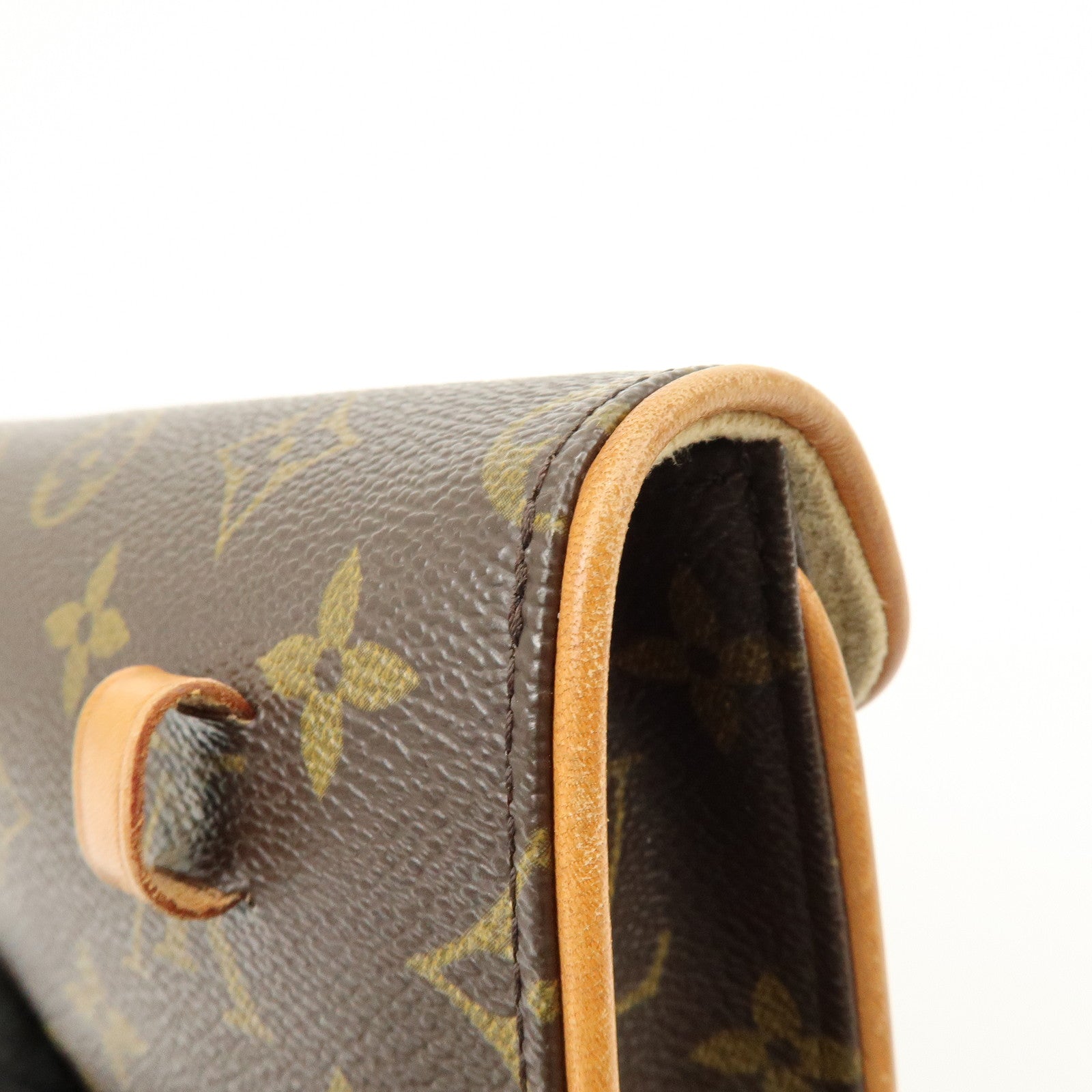 Louis Vuitton Monogram Pochette Florentine Waist Bag Belt M51855