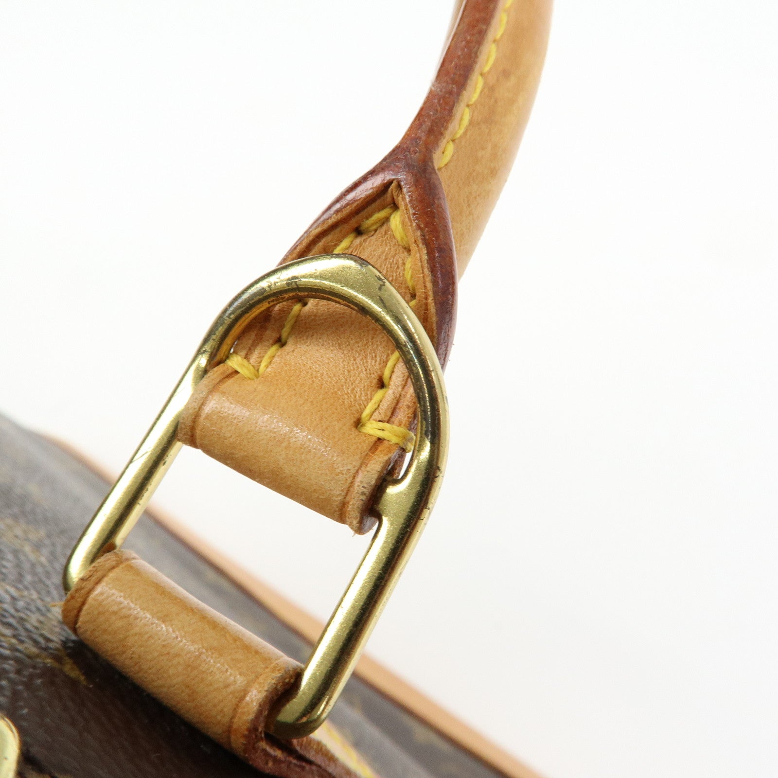 Louis Vuitton Monogram Alma Hand Bag Brown M51130