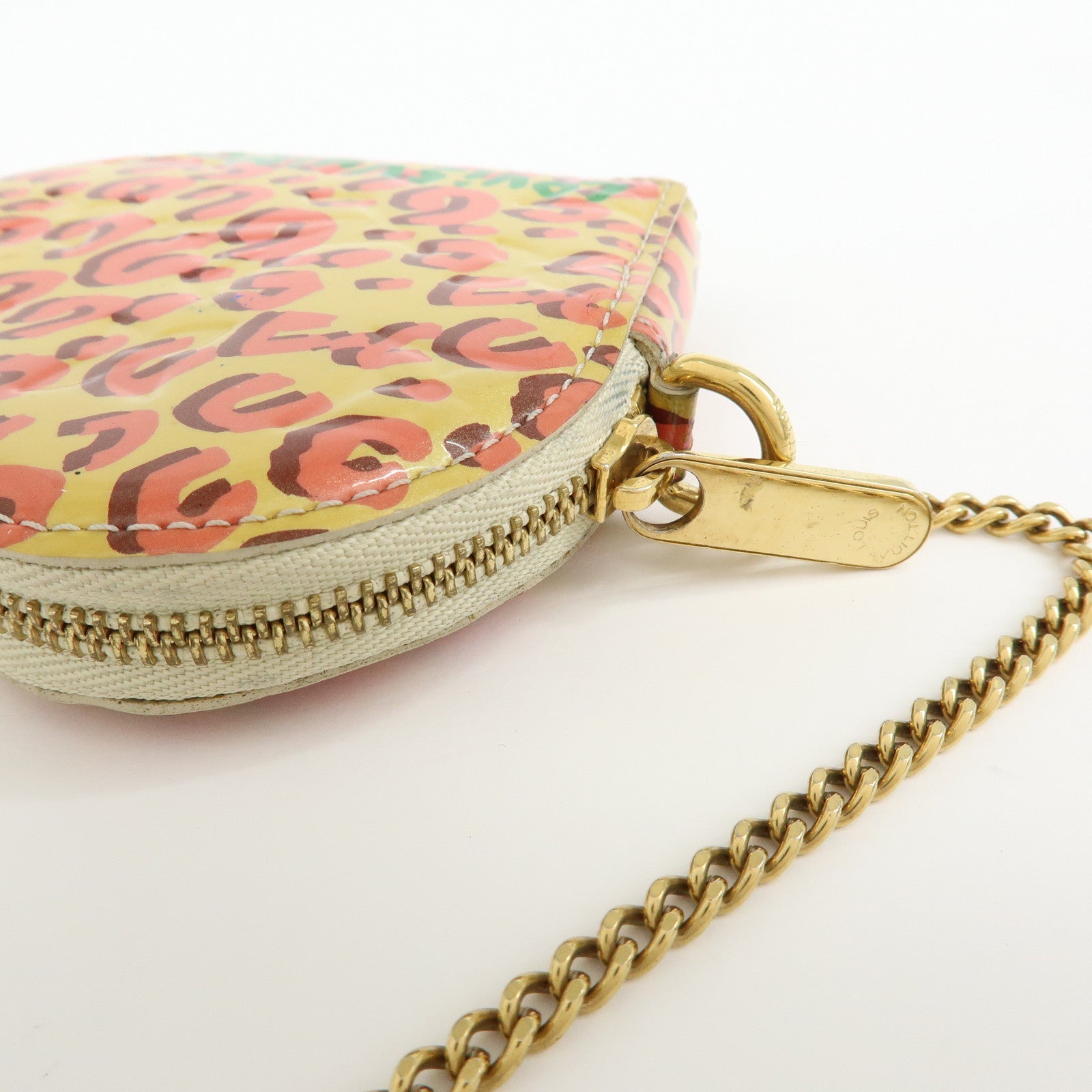 Louis Vuitton Monogram Vernis Porte Monnaie Coeur Coin Case M91473