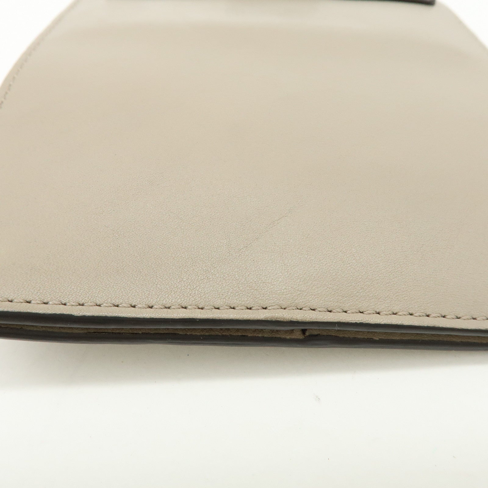 Chloe Faye Suede Leather Shoulder Bag Crossbody Bag Beige