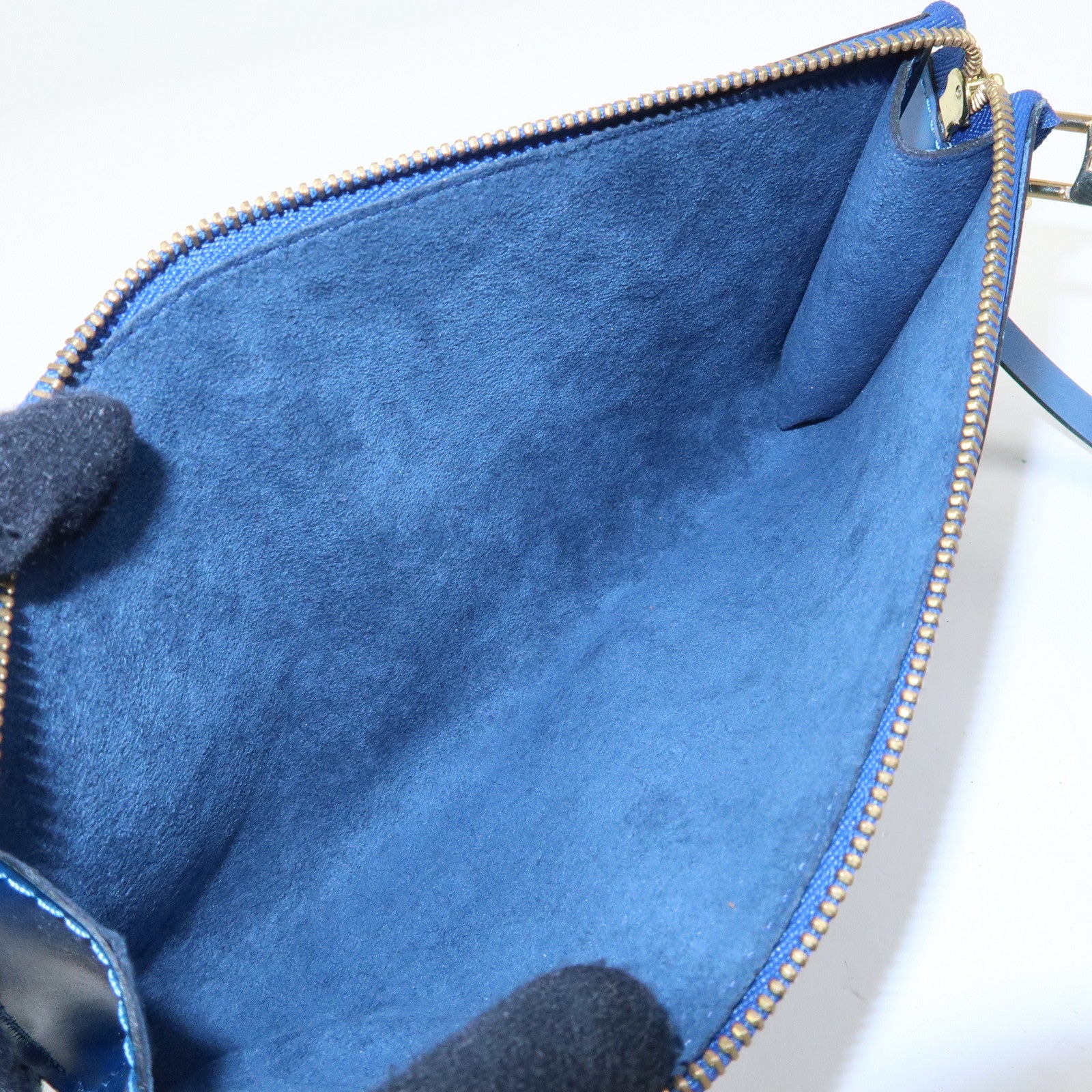 Louis Vuitton Epi Pochette Accessoires Pouch Toledo Blue M52945
