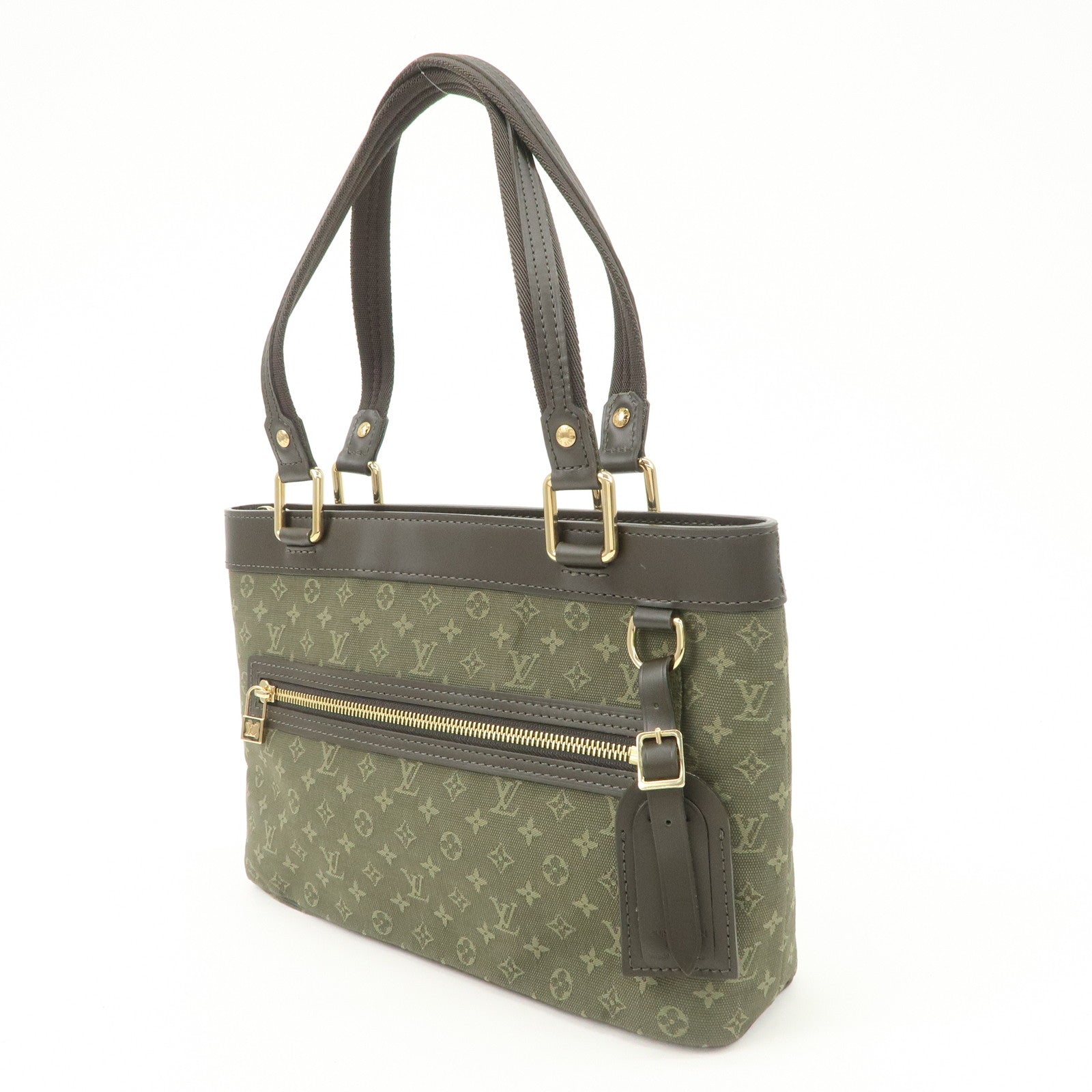 Louis Vuitton Monogram Mini Lucille PM Hand Bag TST Khaki M92682