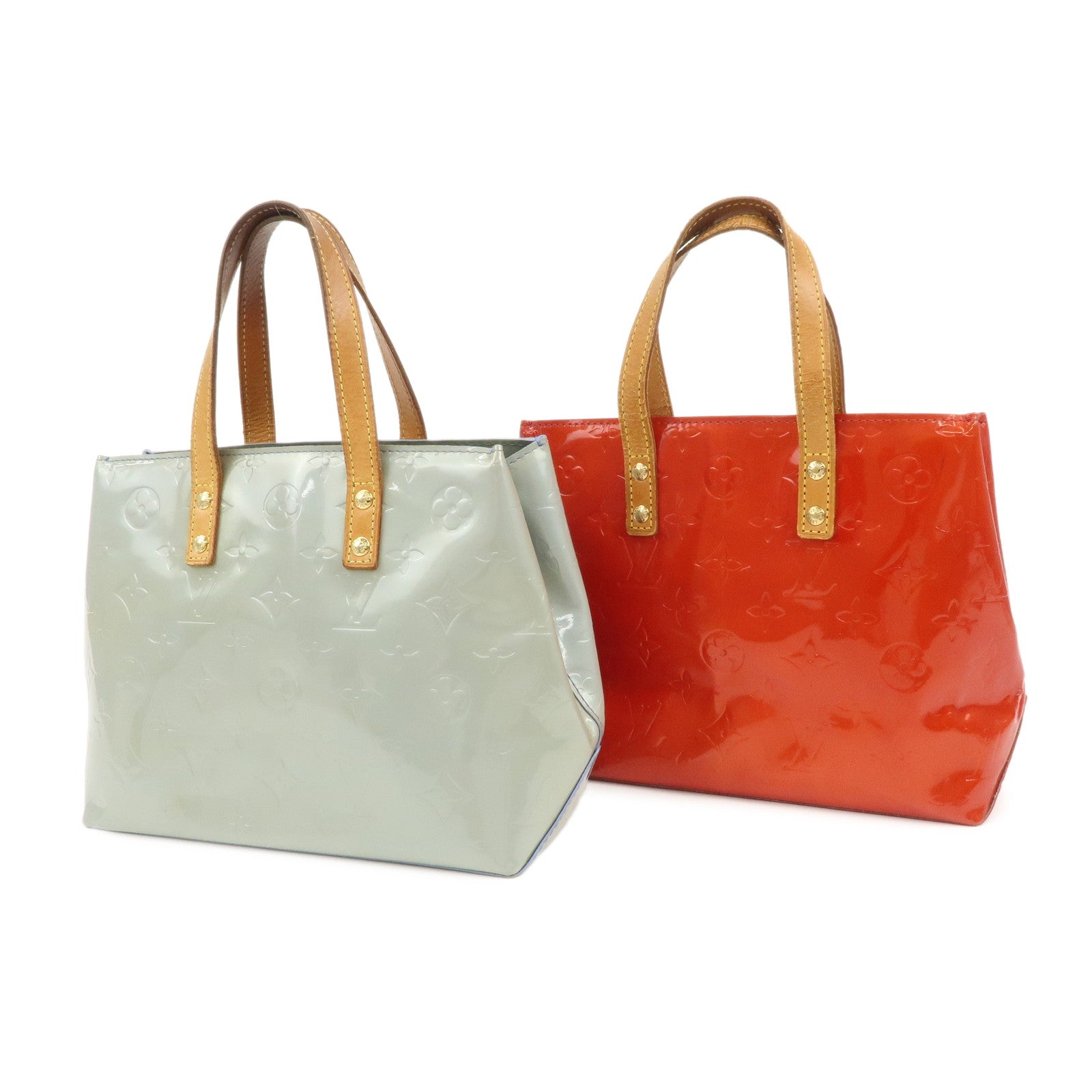 Louis Vuitton Monogram Vernis Set Of 2 Hand Bag M91088/M91220