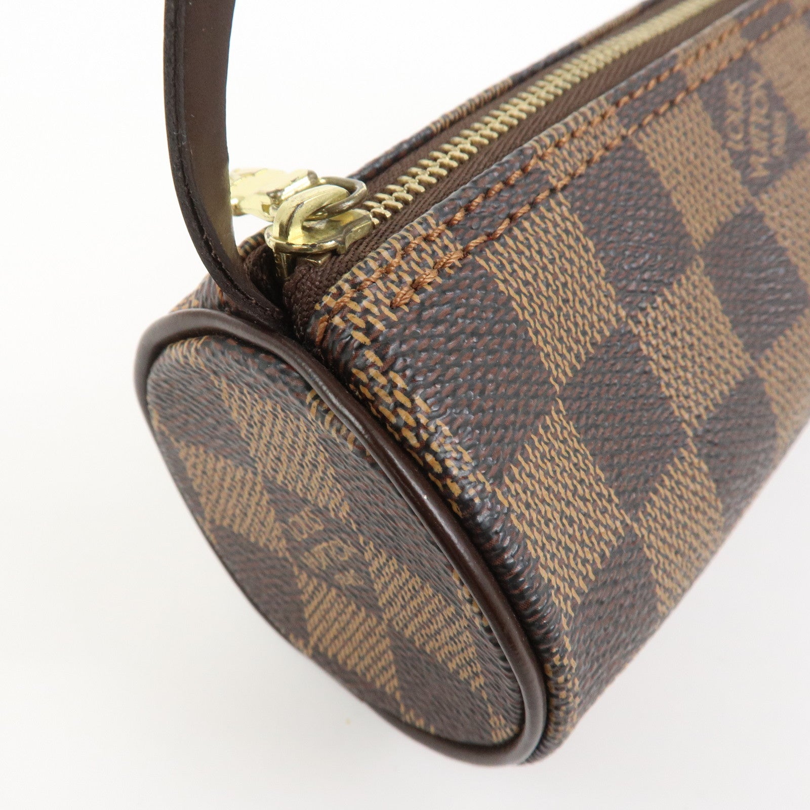Louis Vuitton Damier Ebene Mini Pouch for Papillon Bag Brown