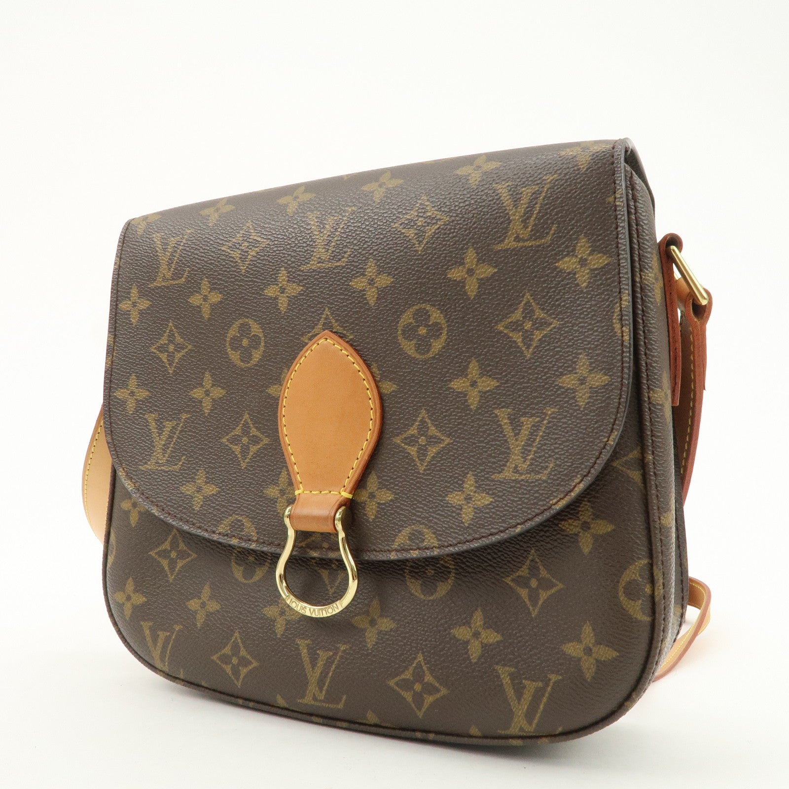 Louis Vuitton Monogram Saint Cloud GM Shoulder Bag Brown M51242