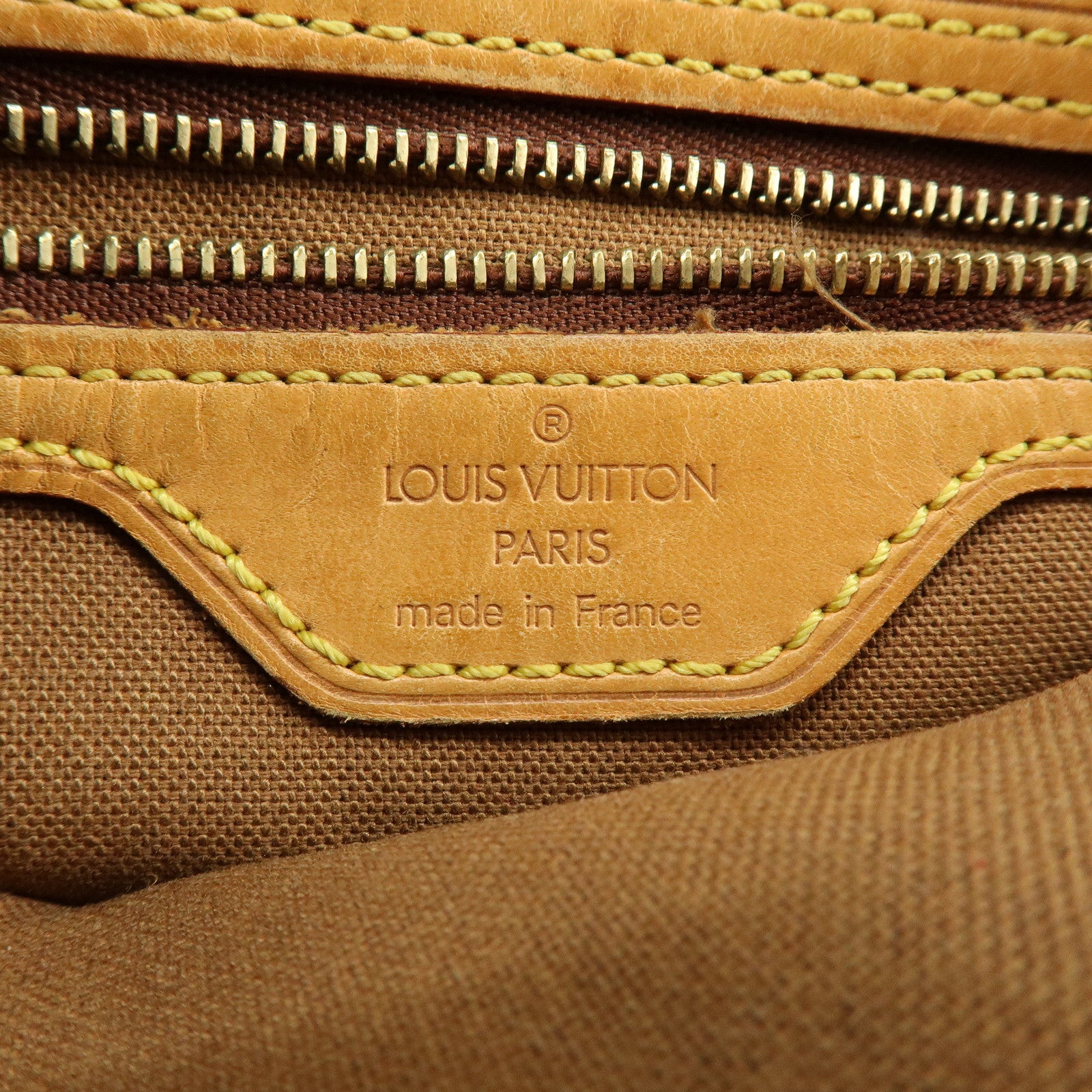 Louis Vuitton Monogram Trotteur Canvas Shoulder Bag Brown M51240