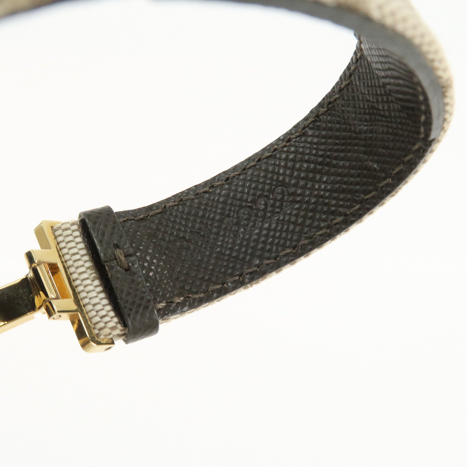 Louis Vuitton Monogram Mini Canvas Good Luck Bracelet Khaki M64458