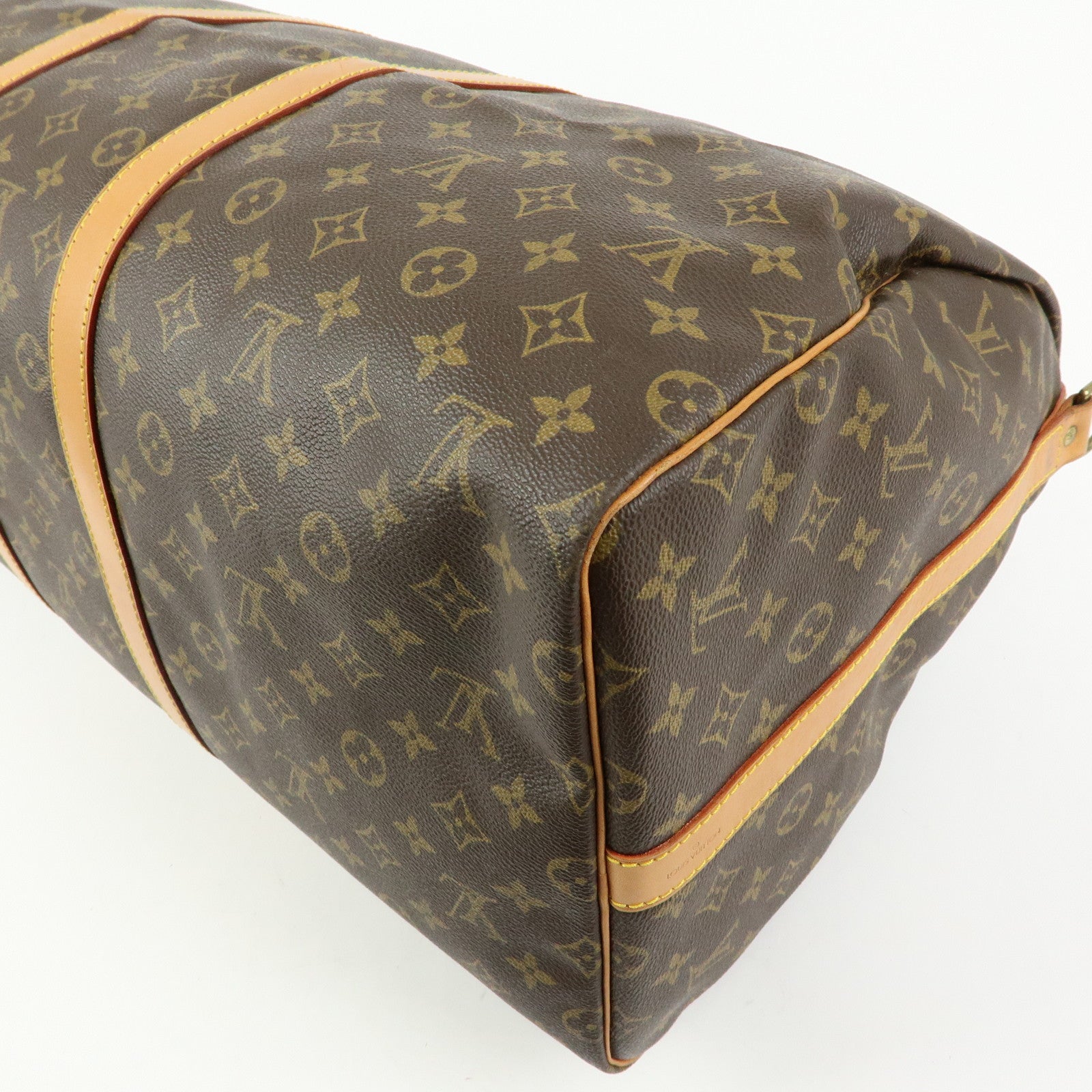 Louis Vuitton Monogram Keep All Bandouliere 55 Boston Bag M41414
