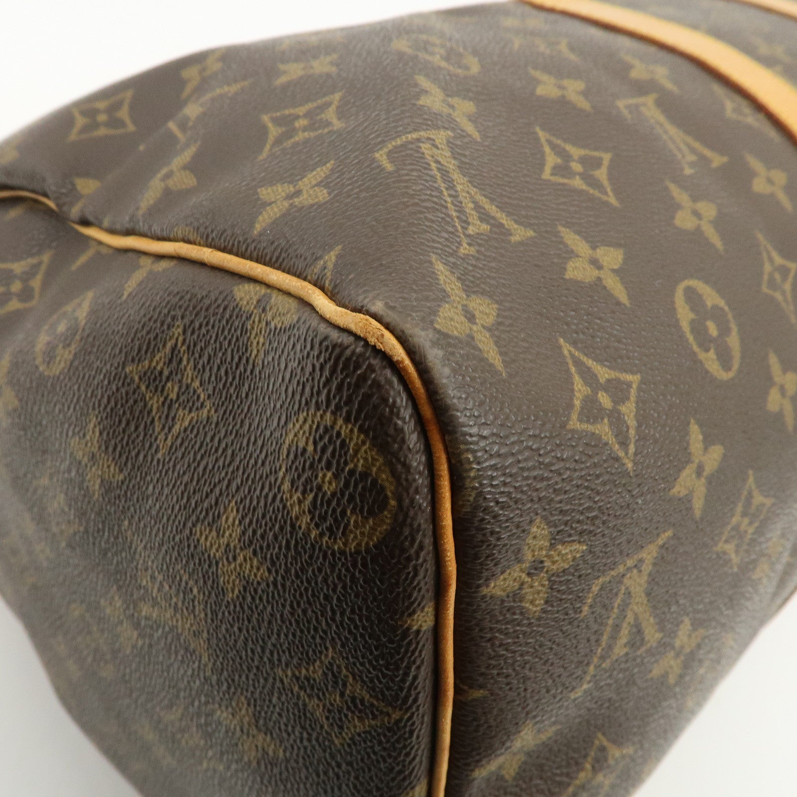 Louis Vuitton Monogram Canvas Keep All 45 Boston Bag Brown M41428