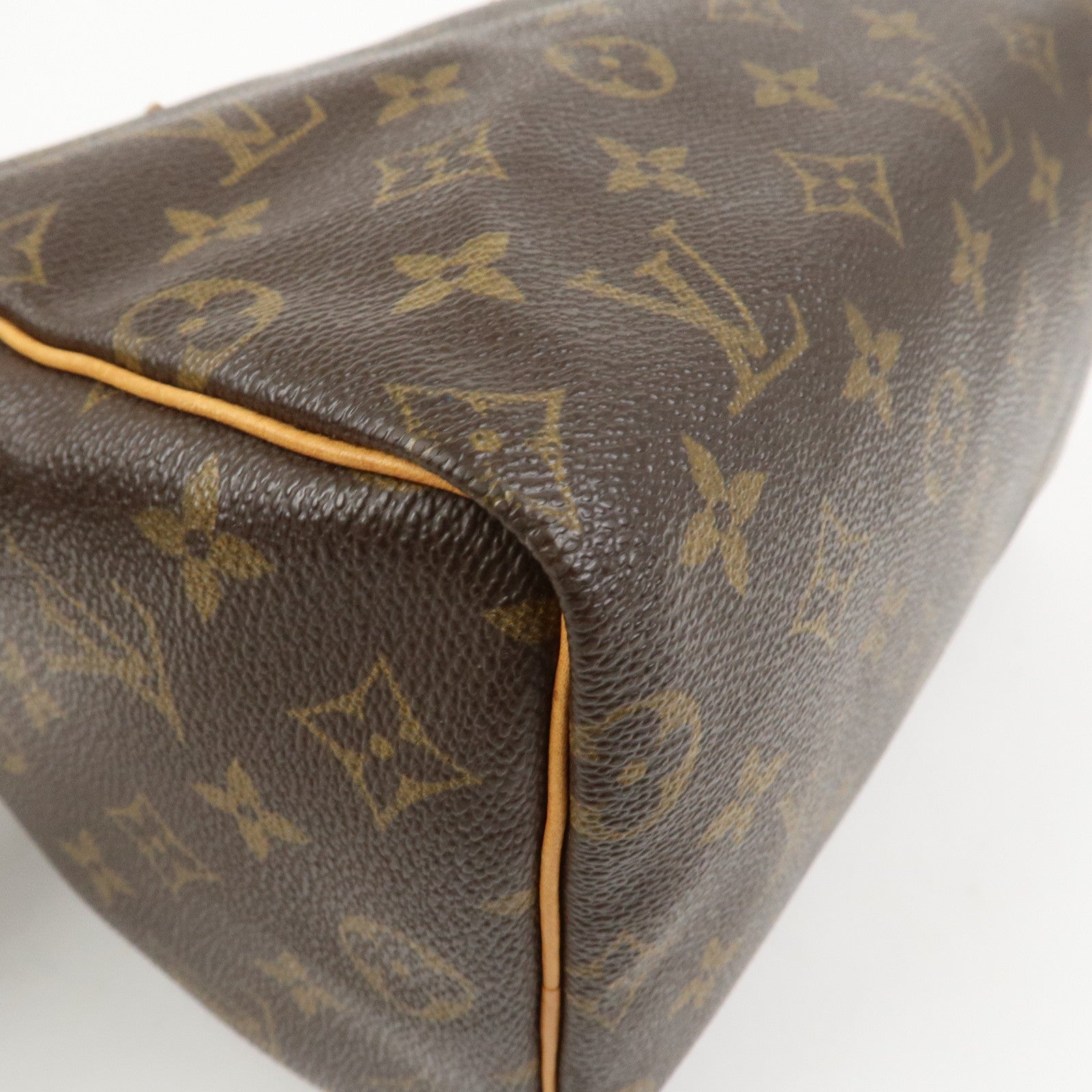 Louis Vuitton Monogram Speedy 25 Boston Bag Hand Bag Brown M41528